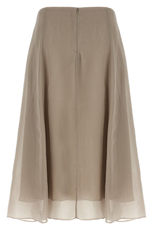 BRUNELLO CUCINELLI 'Circle' skirt For Women 100% silk