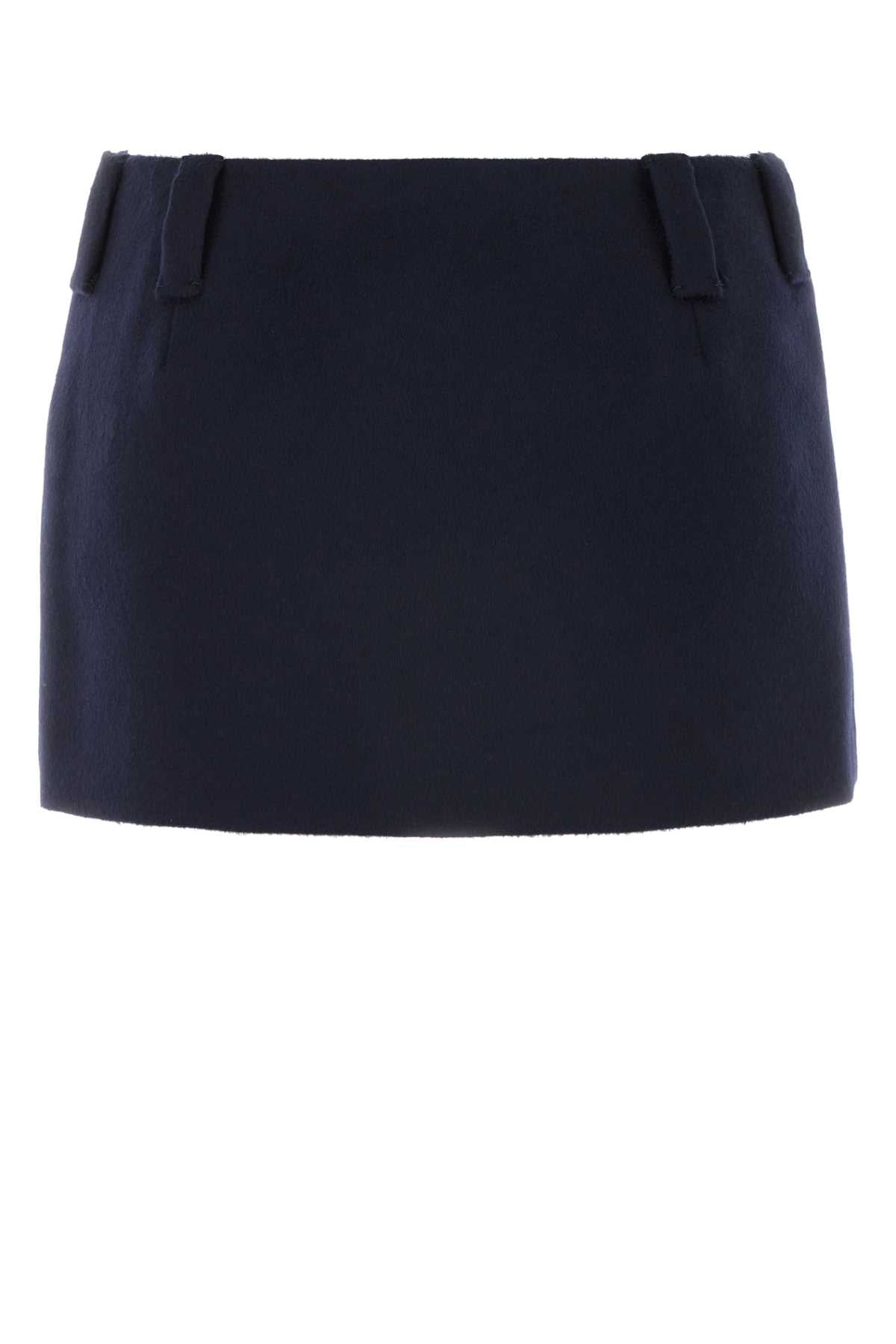 MIU MIU GONNE For Women Exterior: 90% Wool 10% Cashmere Lining: 100% Viscose