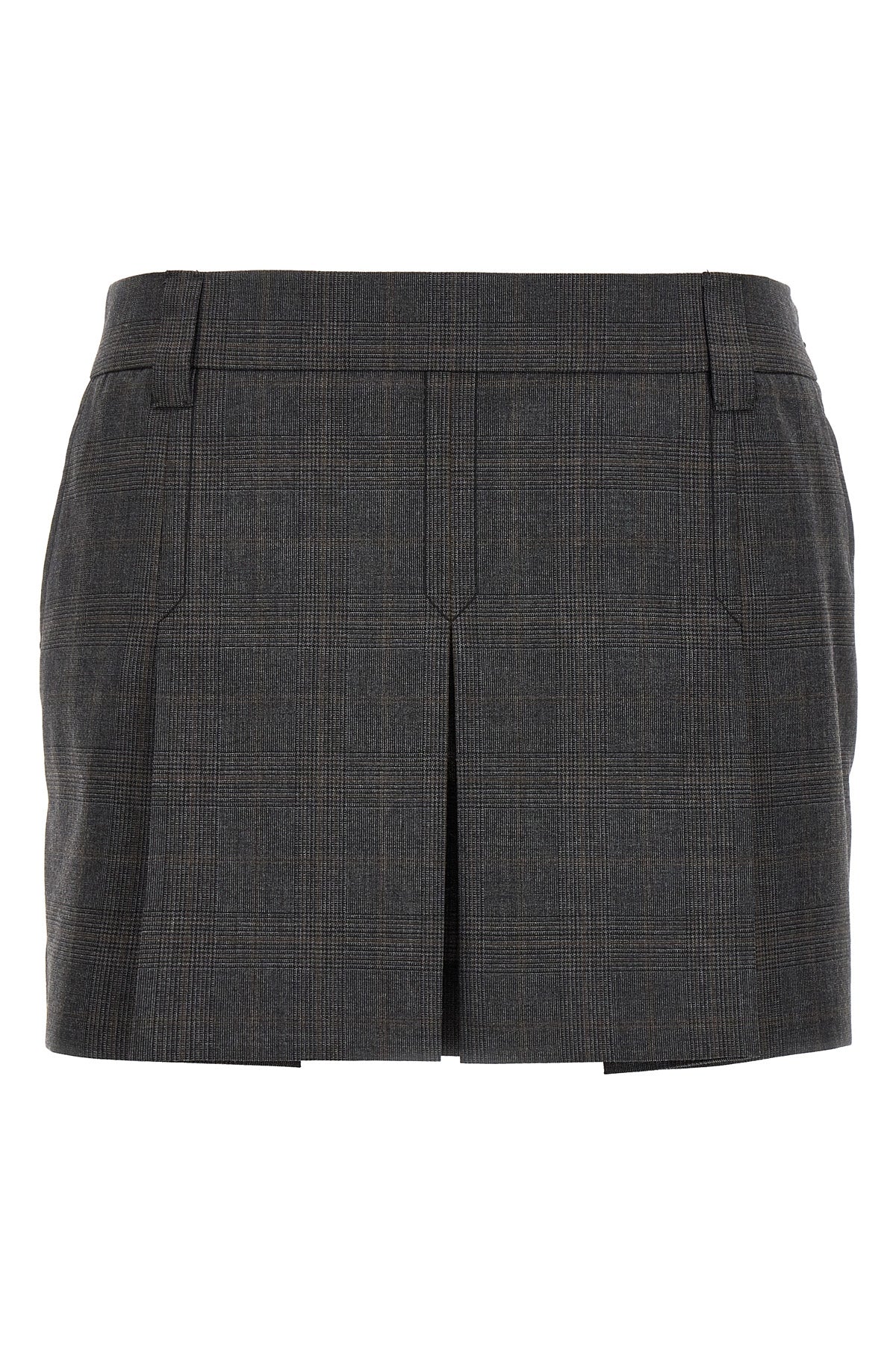 MIU MIU Prince of Wales skirt For Women 100% virgin wool