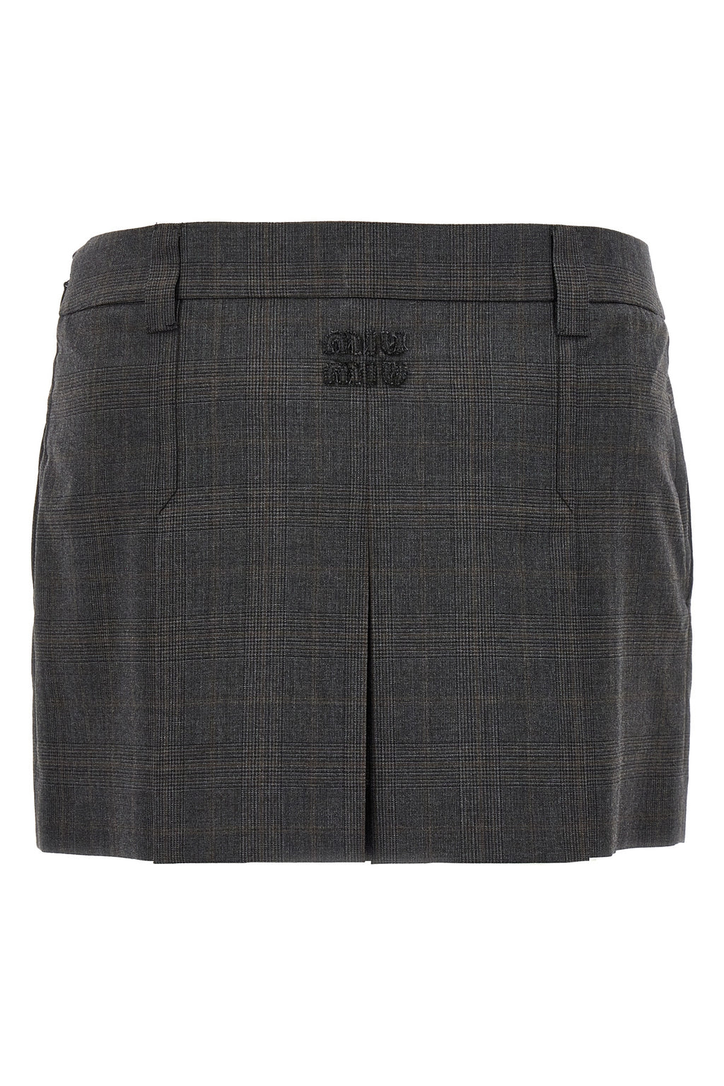 MIU MIU Prince of Wales skirt For Women 100% virgin wool