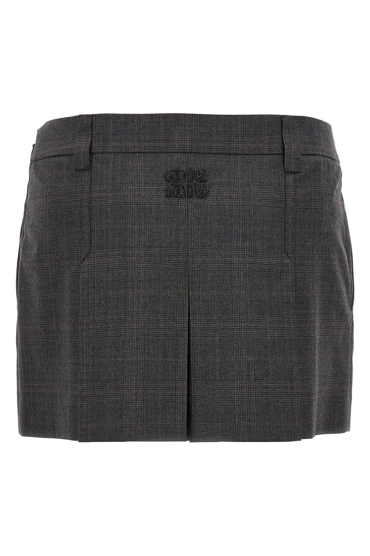 MIU MIU Prince of Wales skirt For Women 100% virgin wool