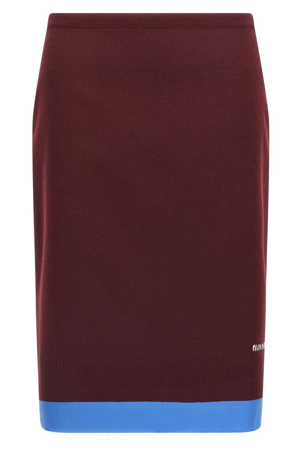 MIU MIU Double layer skirt For Women 100% virgin wool