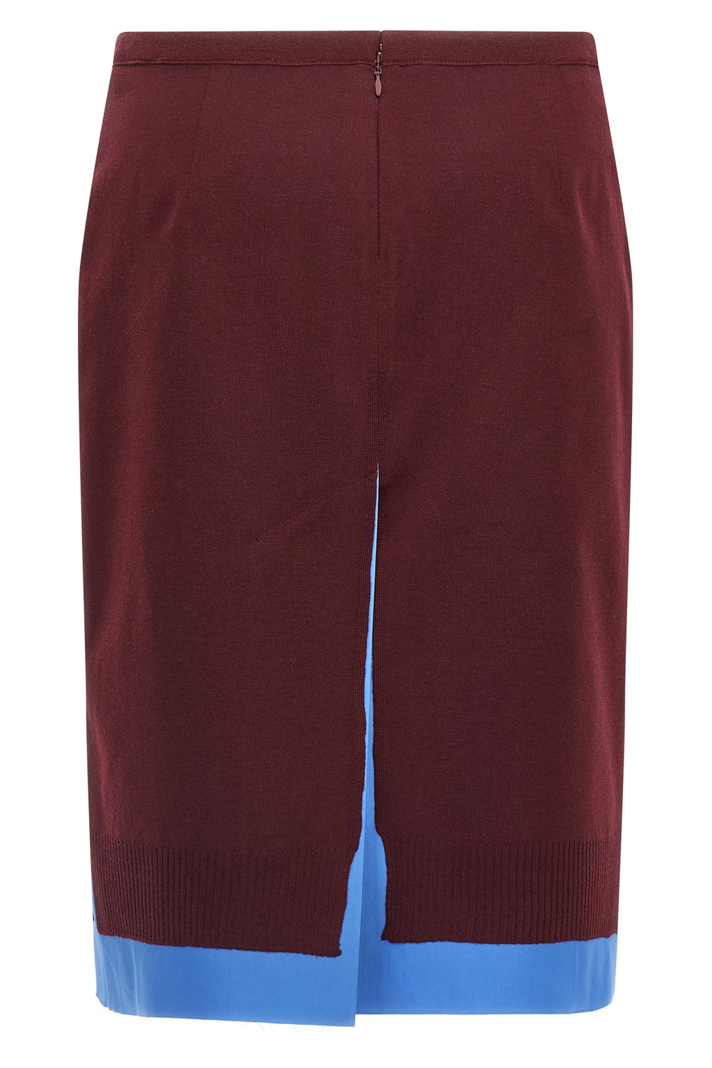 MIU MIU Double layer skirt For Women 100% virgin wool
