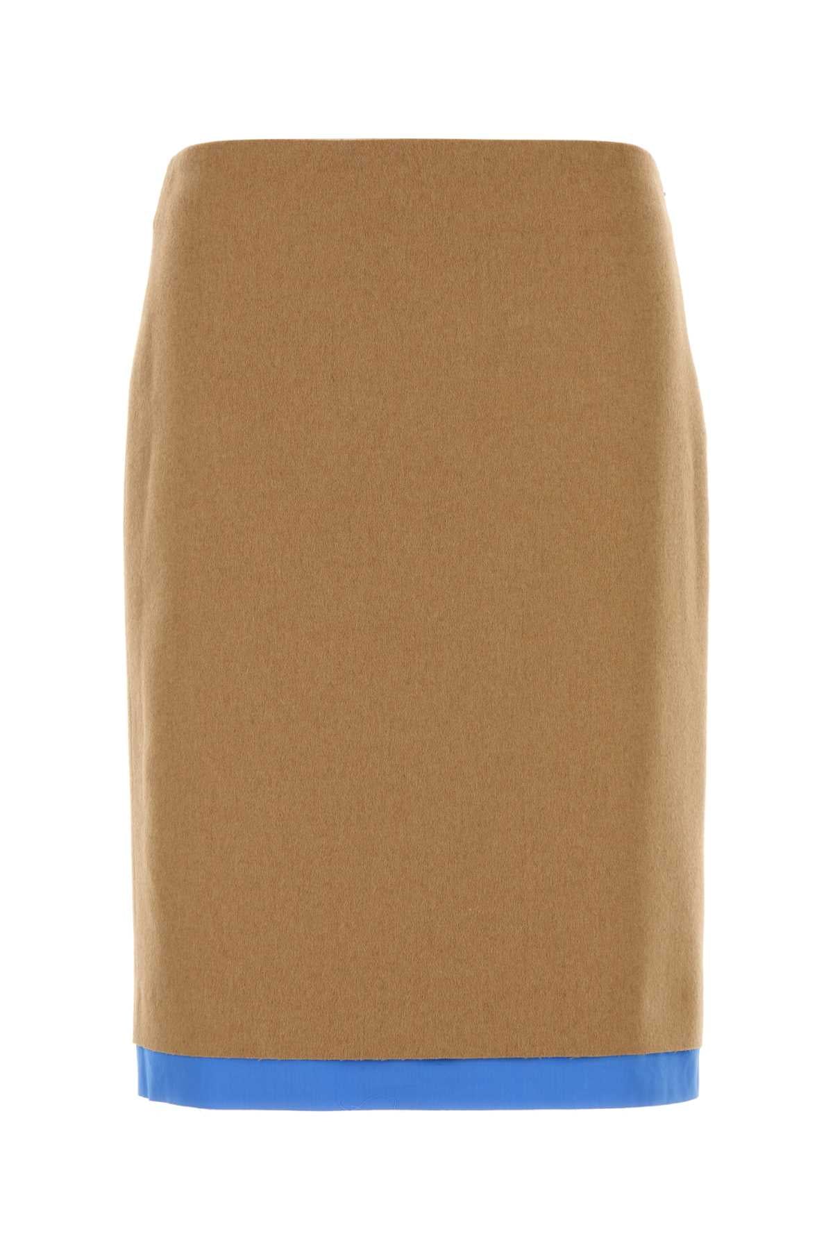 MIU MIU GONNE For Women Exterior: 100% Camel Lining: 100% Viscose