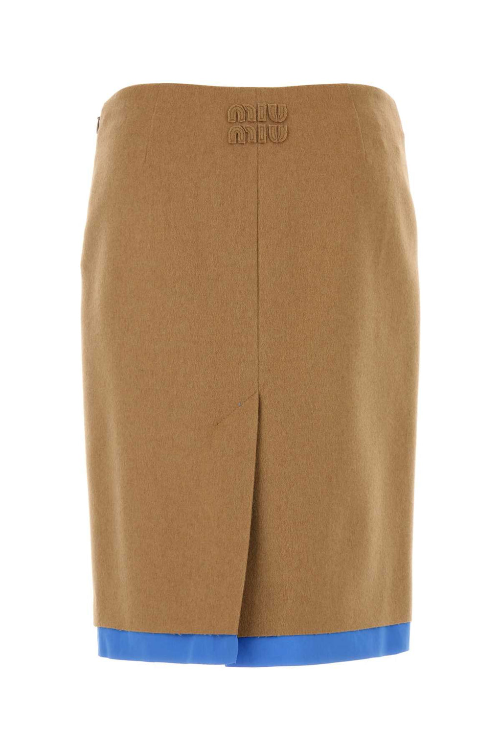 MIU MIU GONNE For Women Exterior: 100% Camel Lining: 100% Viscose