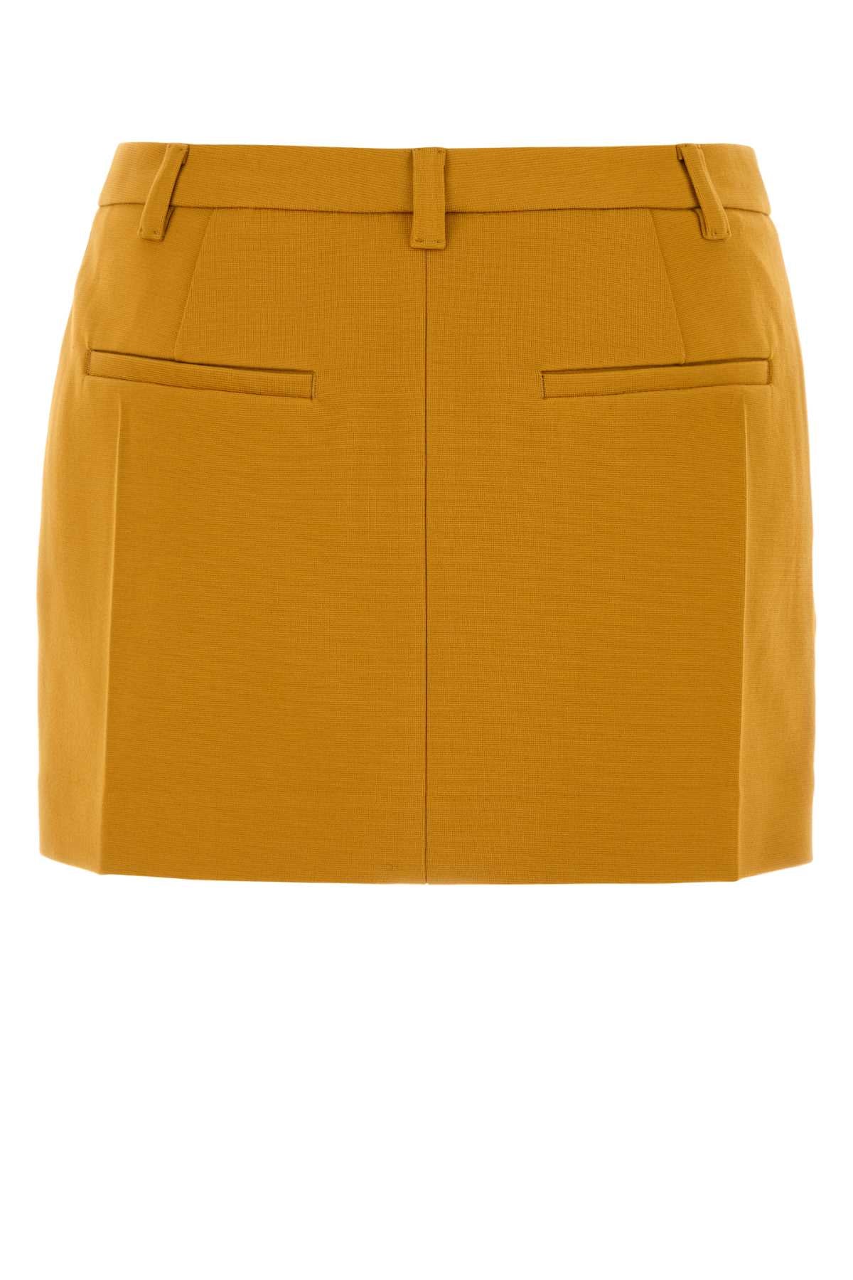 MIU MIU GONNE For Women Exterior: 85% Viscose 11% Nylon 4% Elastane Lining: 100% Viscose