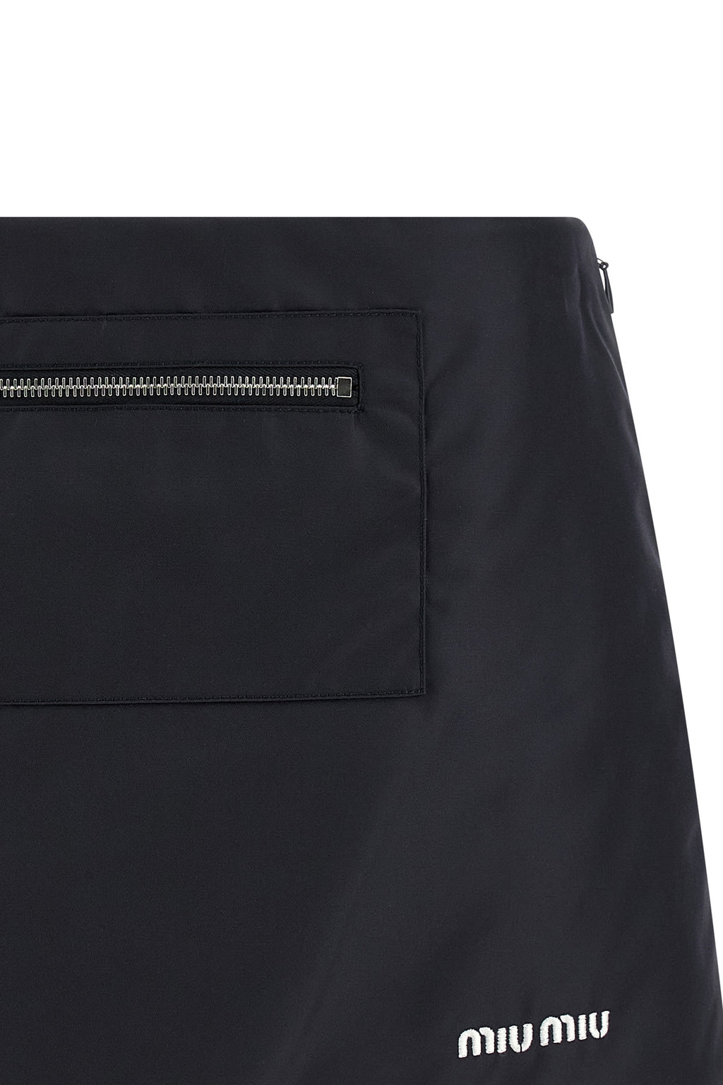 MIU MIU Nylon and fleece skirt For Women 100% recycled polyamide