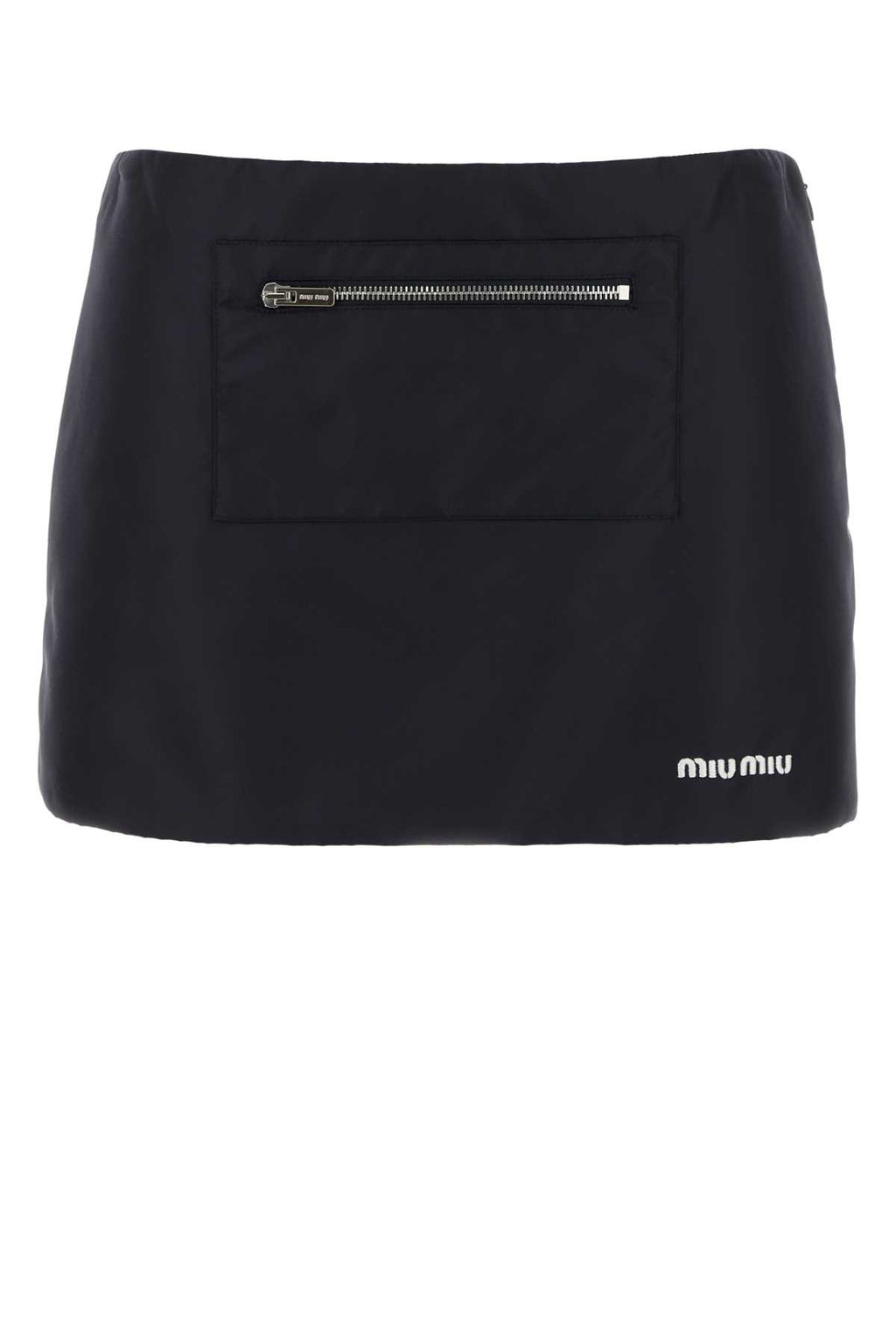 MIU MIU GONNE For Women Exterior: 100% Recycled nylon Lining: 80% Polyester 20% Recycled polyester
