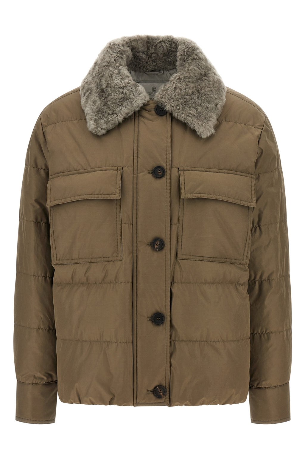 BRUNELLO CUCINELLI Monile sherling down jacket