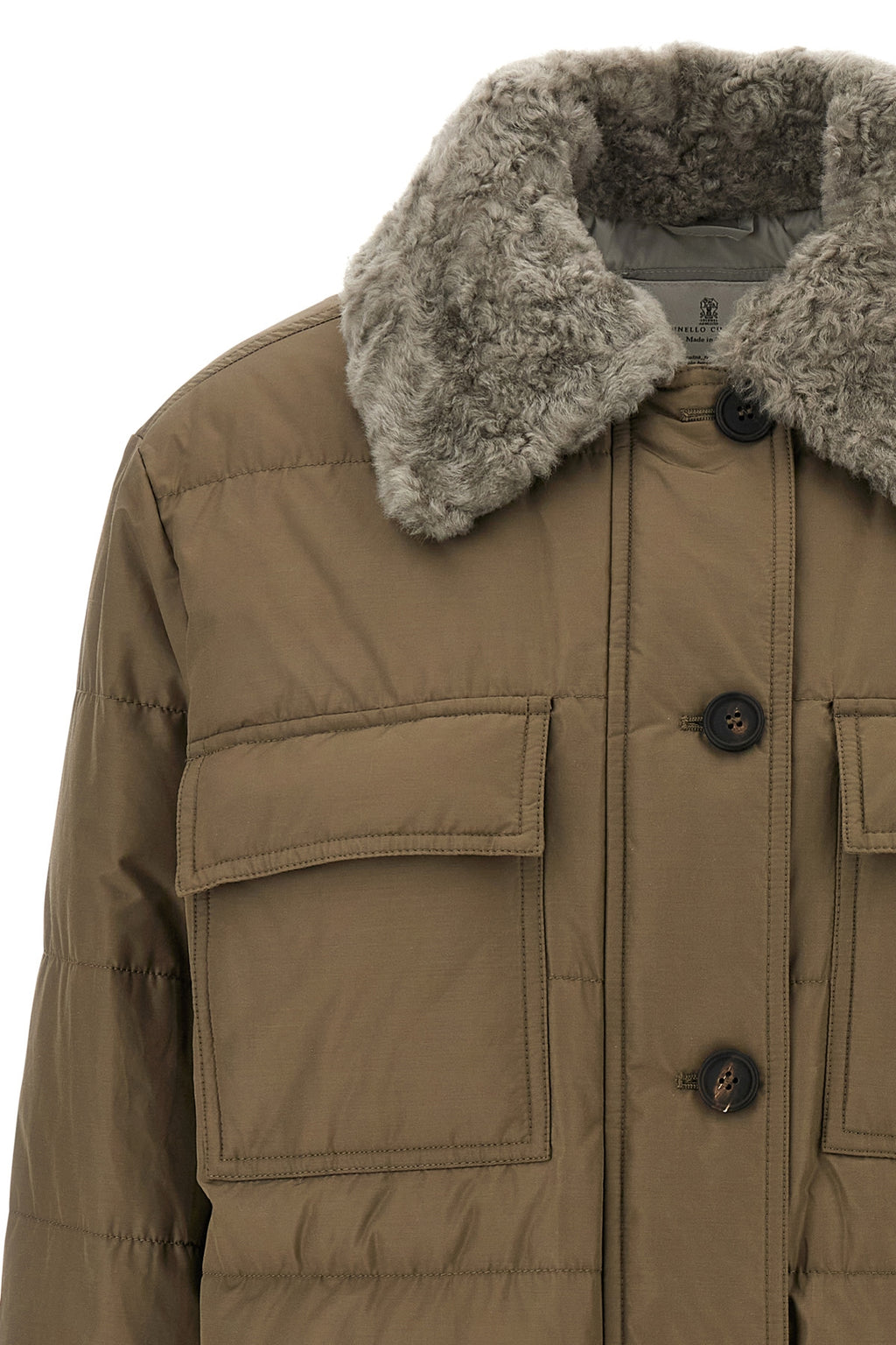BRUNELLO CUCINELLI Monile sherling down jacket