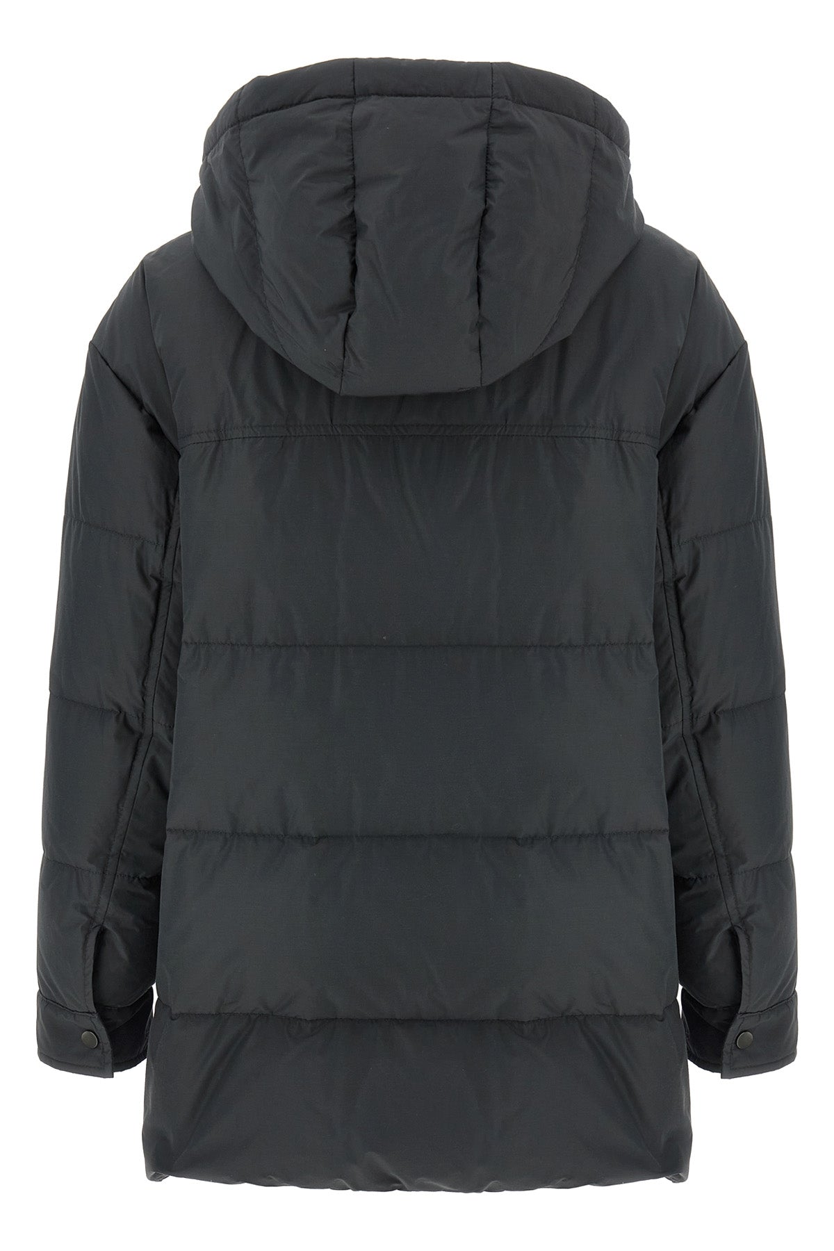 BRUNELLO CUCINELLI Knitted neck down jacket