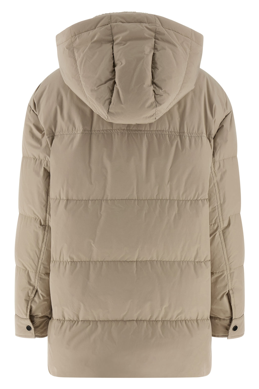 BRUNELLO CUCINELLI Knitted neck down jacket