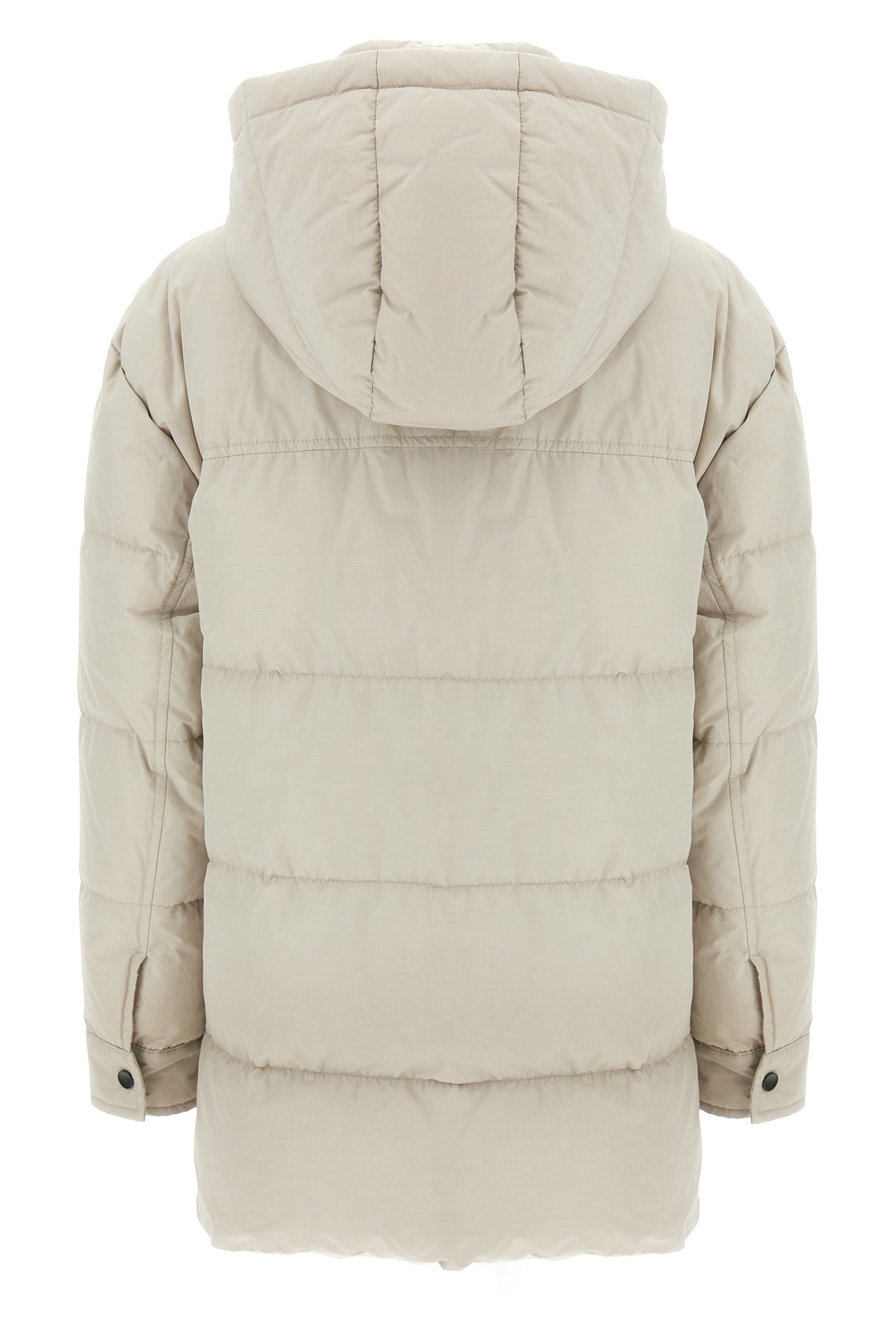 BRUNELLO CUCINELLI Knitted neck down jacket