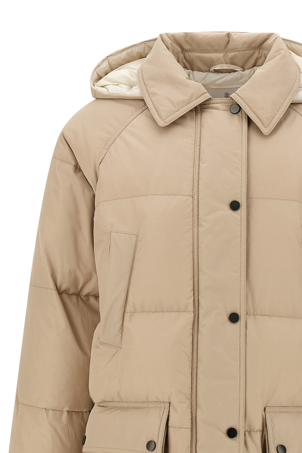 BRUNELLO CUCINELLI 'Shiny Zipper Pull' down jacket