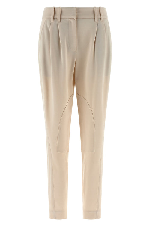 BRUNELLO CUCINELLI 'Equestrian' pants For Women 89% vi, 8% wo, 3% ea