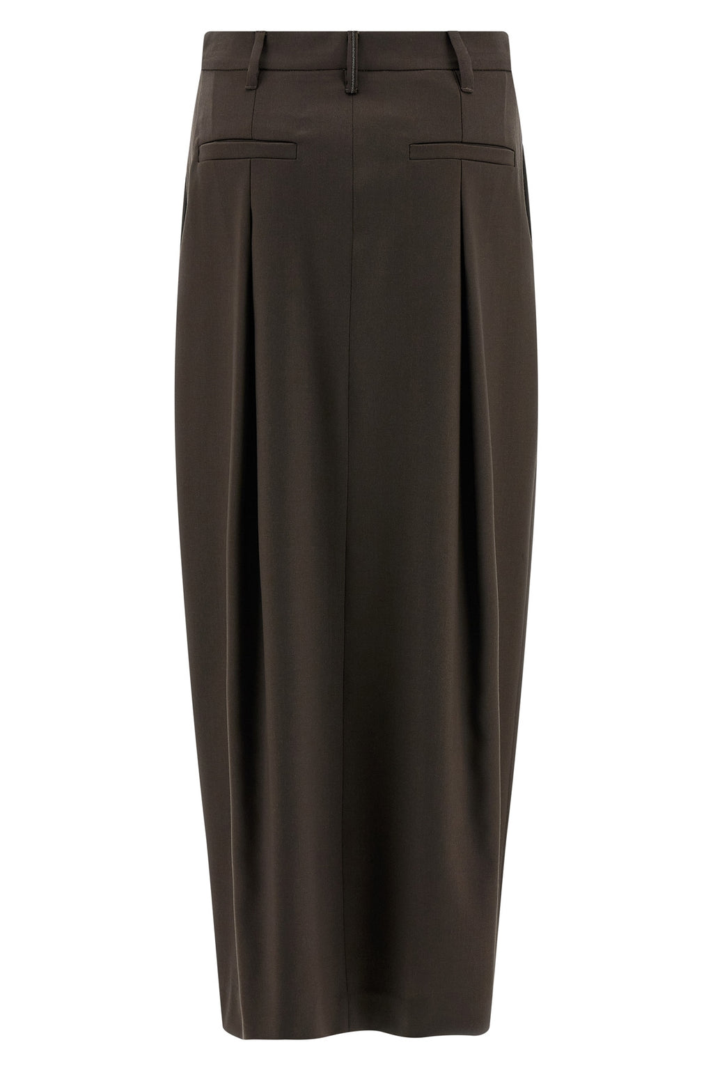 BRUNELLO CUCINELLI 'Sartorial Curved' skirt For Women 70% virgin wool 30% mohair