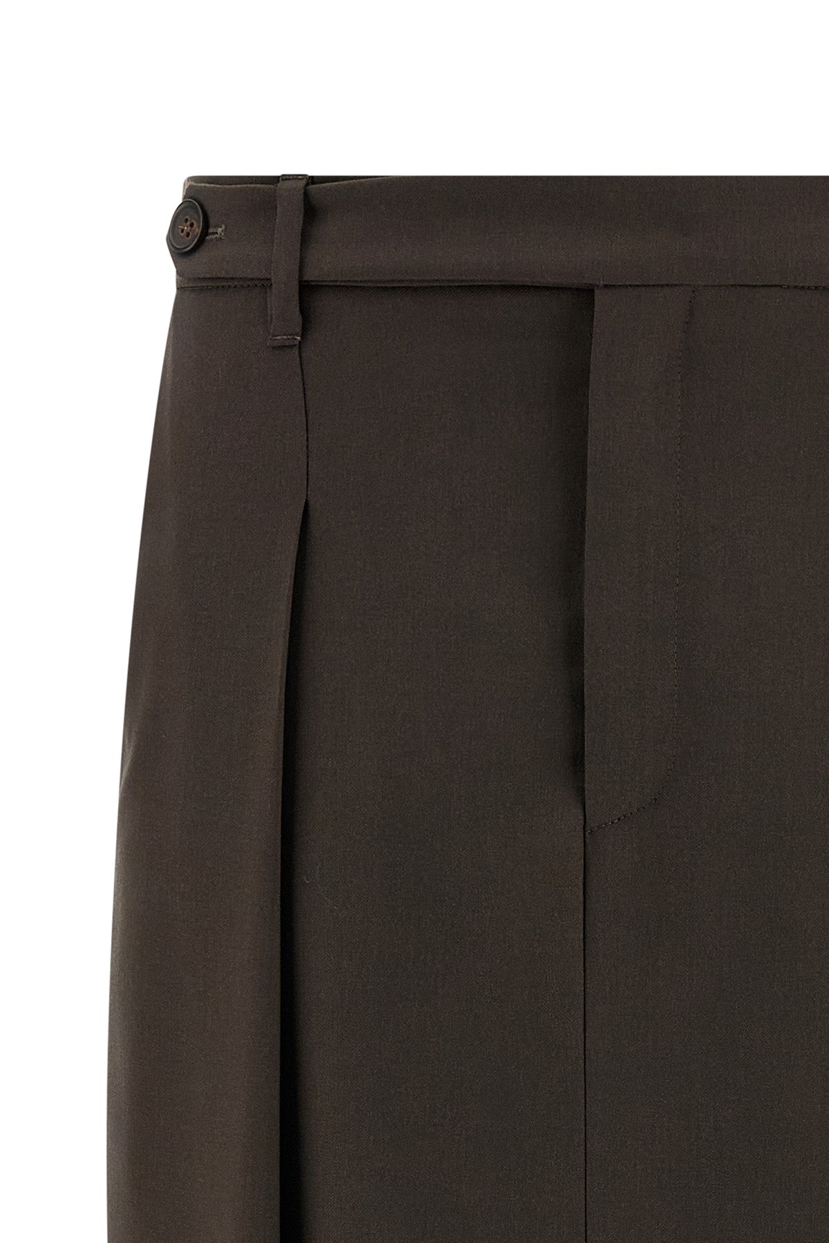 BRUNELLO CUCINELLI 'Sartorial Curved' skirt For Women 70% virgin wool 30% mohair