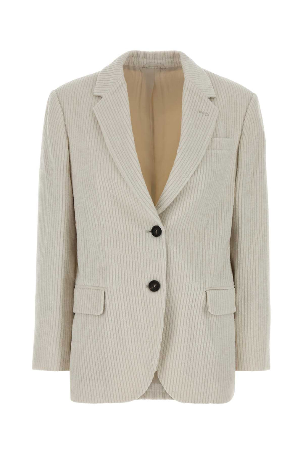 BRUNELLO CUCINELLI SUIT-TYPE JACKET For Women Exterior: 75% Viscose 25% Polyester Lining: 74% Acetate 26% Silk