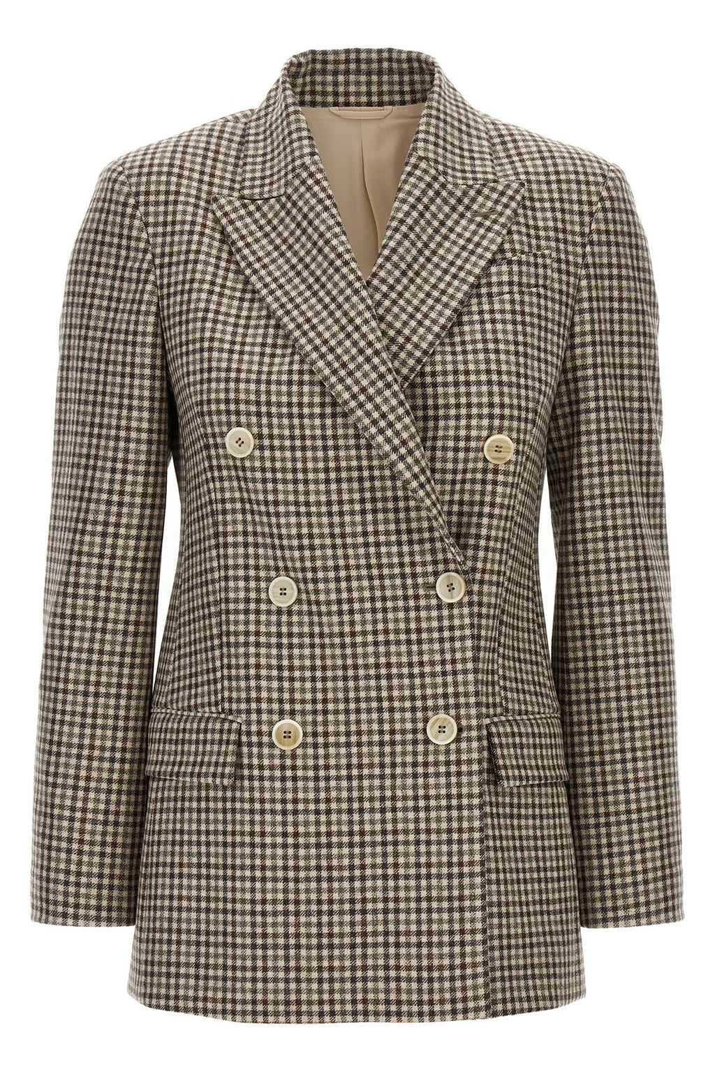 BRUNELLO CUCINELLI Blazer check Monile
