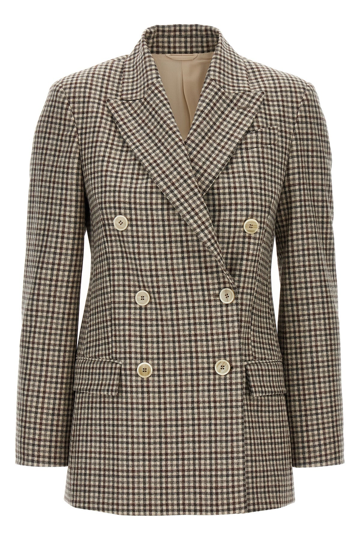 BRUNELLO CUCINELLI Blazer check Monile