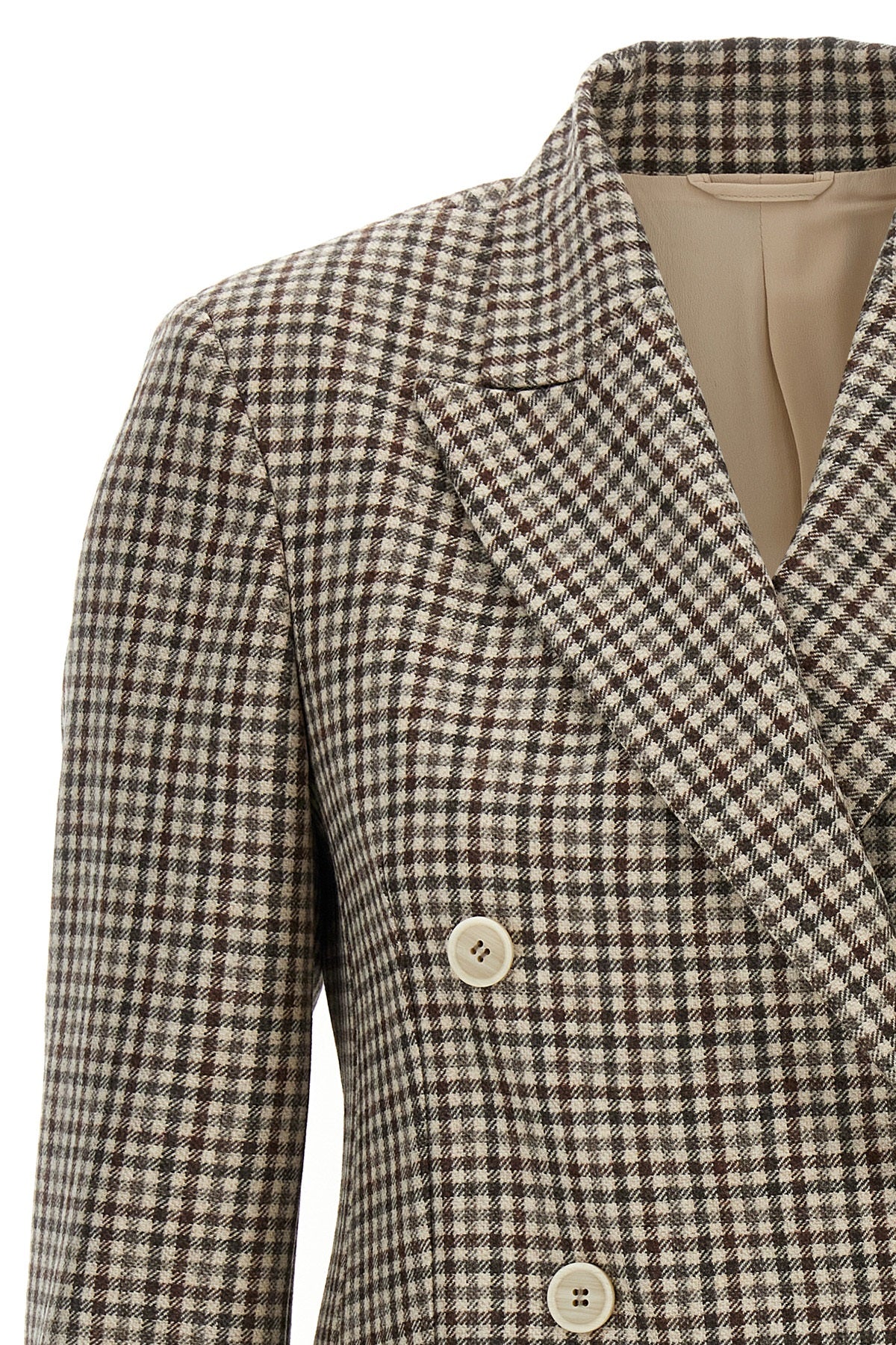 BRUNELLO CUCINELLI Blazer check Monile
