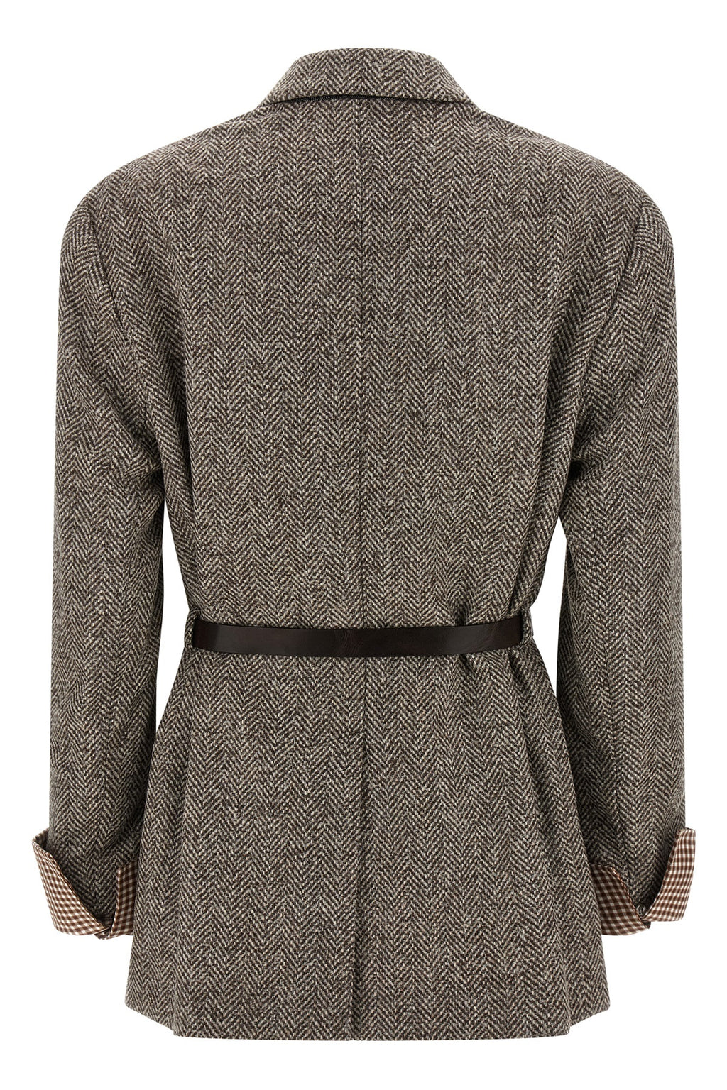 BRUNELLO CUCINELLI Belt blazer