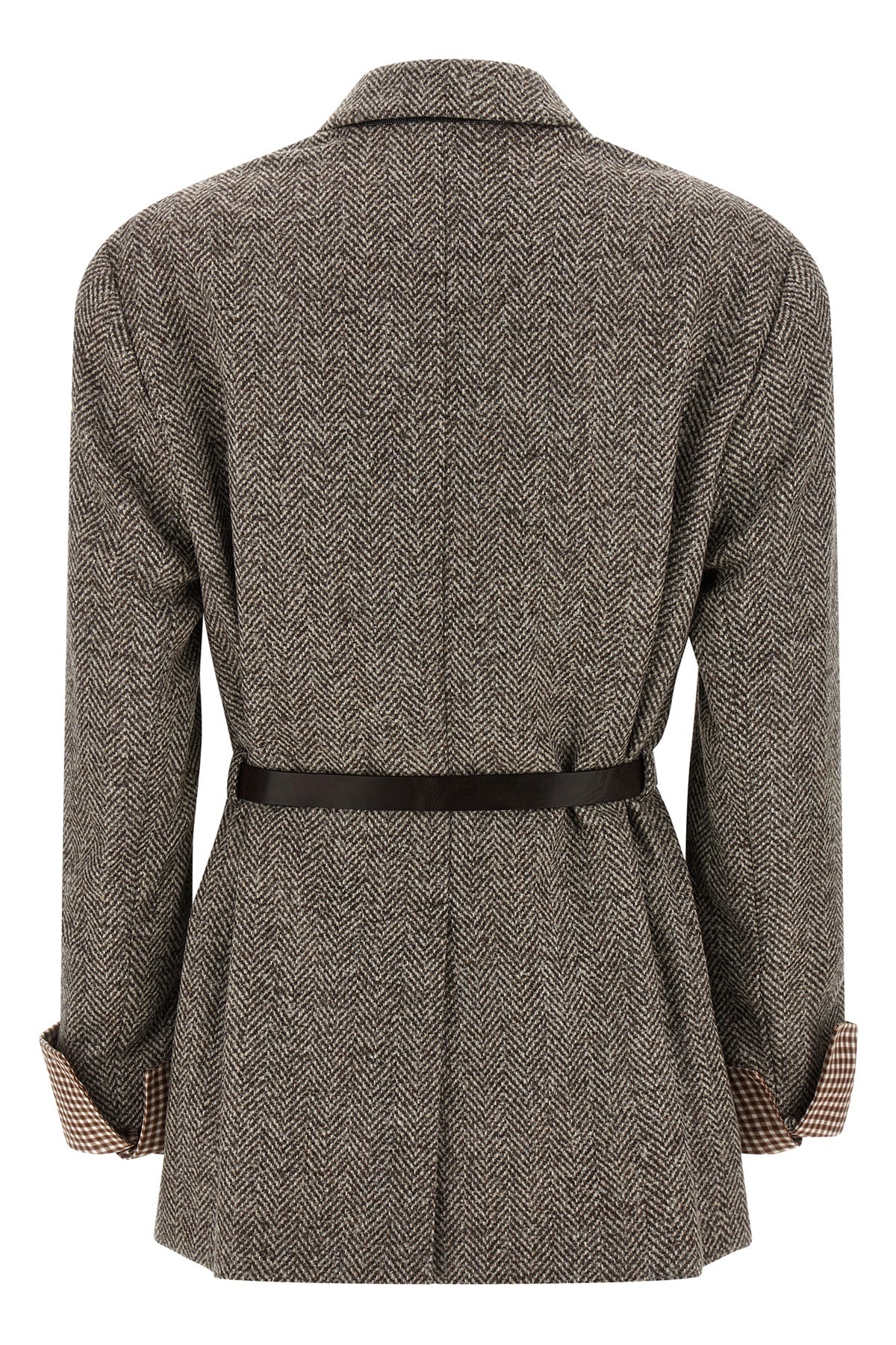 BRUNELLO CUCINELLI Belt blazer
