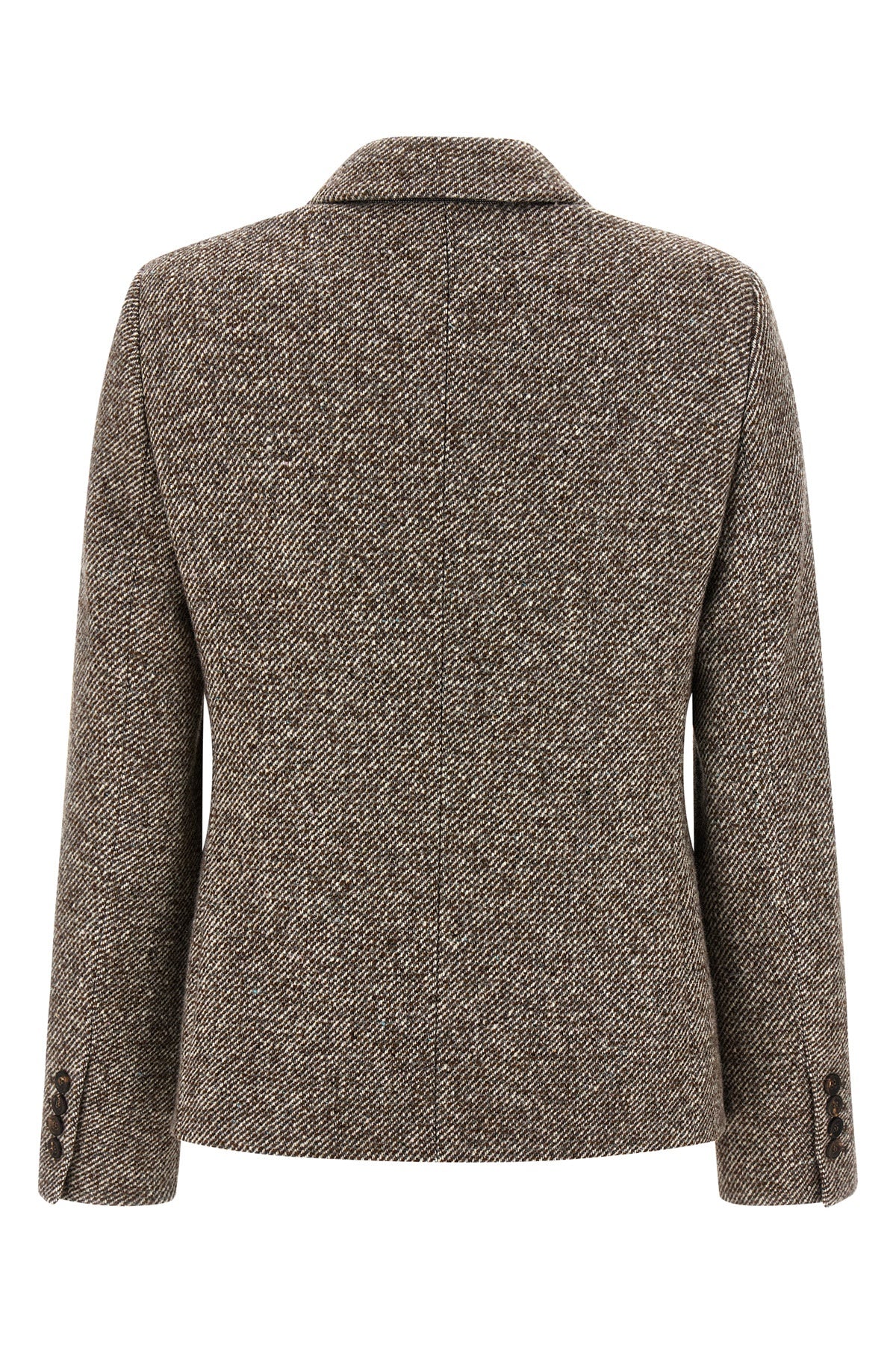 BRUNELLO CUCINELLI Double-breasted silk blend blazer