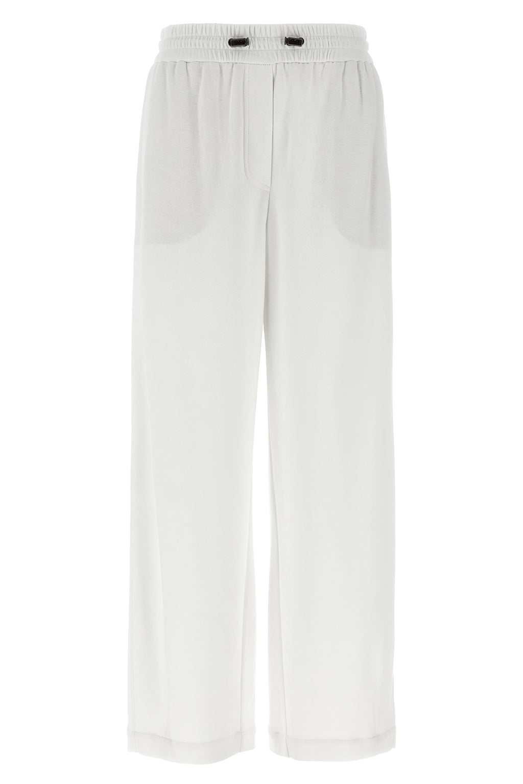 BRUNELLO CUCINELLI Piqué cotton joggers For Women 93% cotton, 7% polyamide
