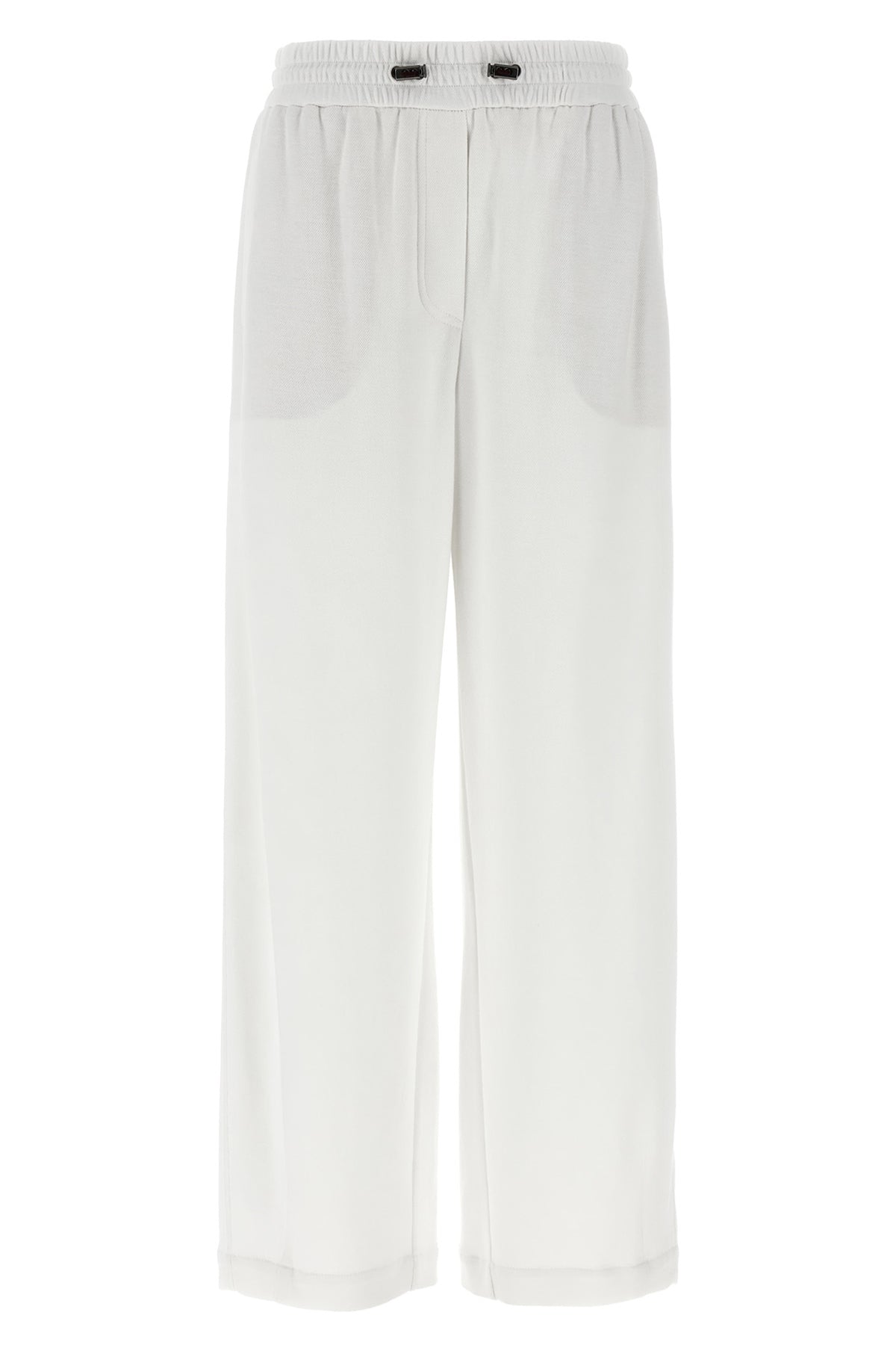BRUNELLO CUCINELLI Piqué cotton joggers For Women 93% cotton, 7% polyamide