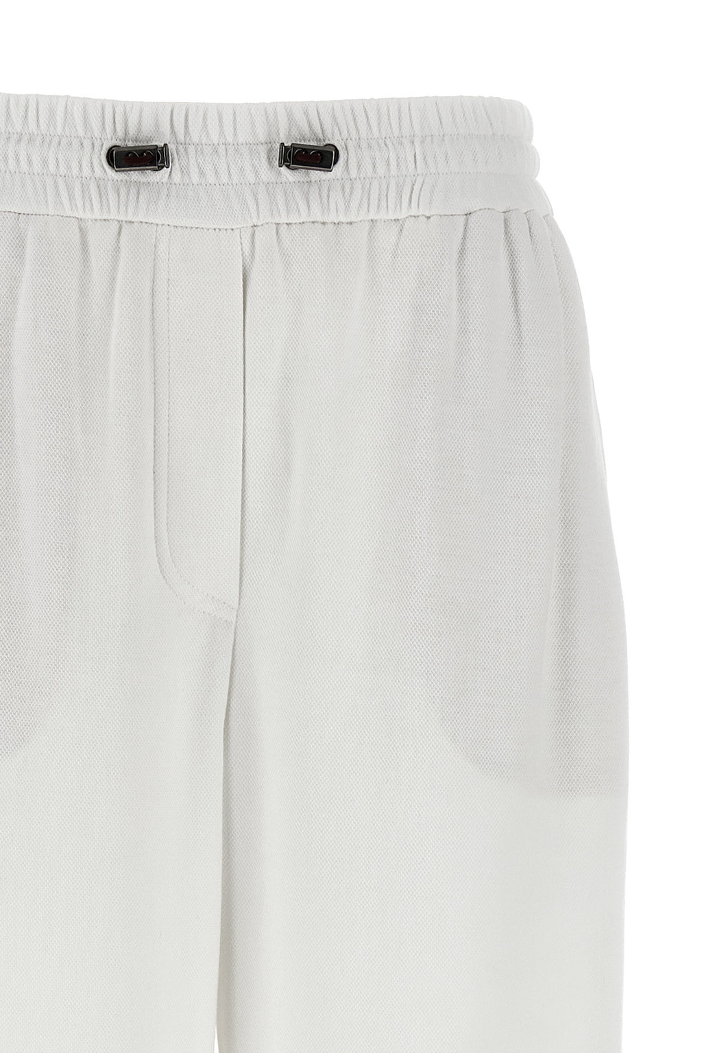 BRUNELLO CUCINELLI Piqué cotton joggers For Women 93% cotton, 7% polyamide