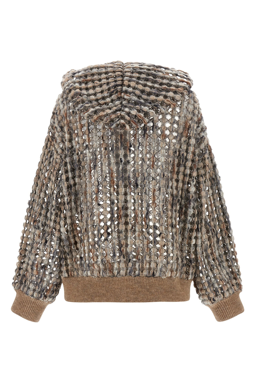 BRUNELLO CUCINELLI 'Balloon Net Embroidery' cardigan