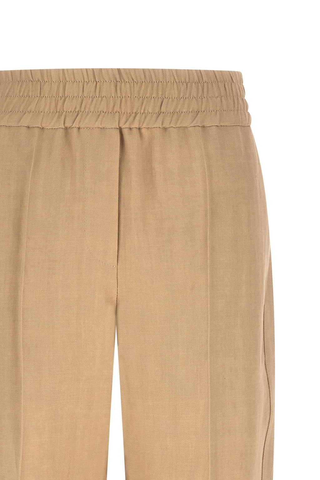 BRUNELLO CUCINELLI 'Baggy Pull-Up' pants For Women 72% viscose, 28% linen