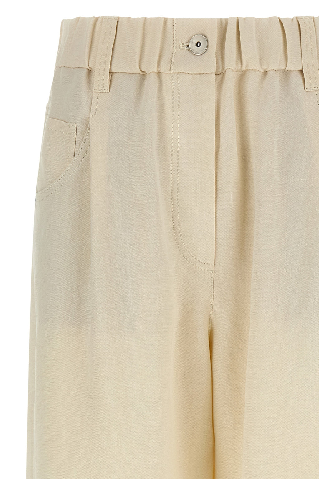 BRUNELLO CUCINELLI Linen trousers For Women 72% viscose, 28% linen