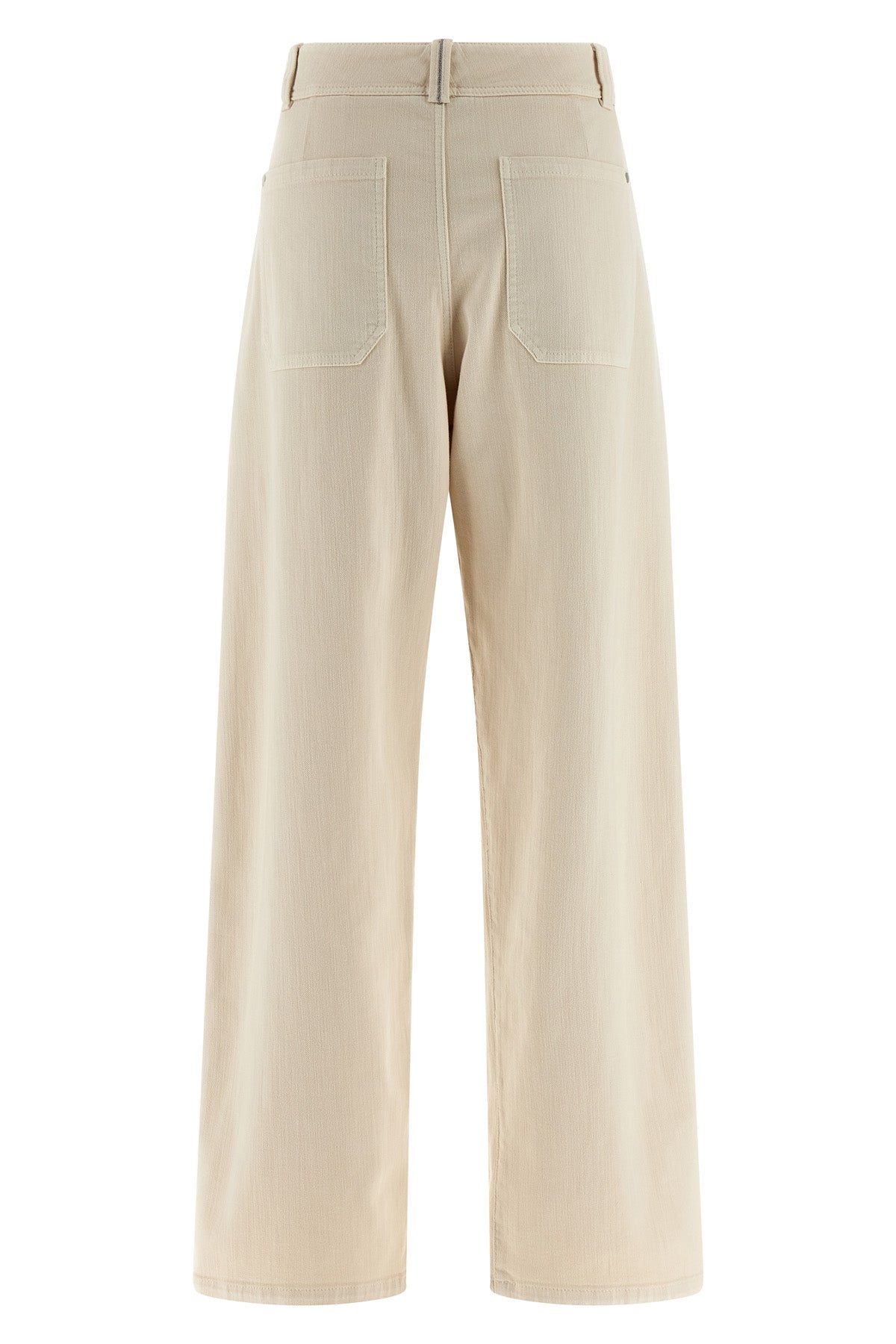 BRUNELLO CUCINELLI Pleat pants For Women 96% cotton, 4% elastane