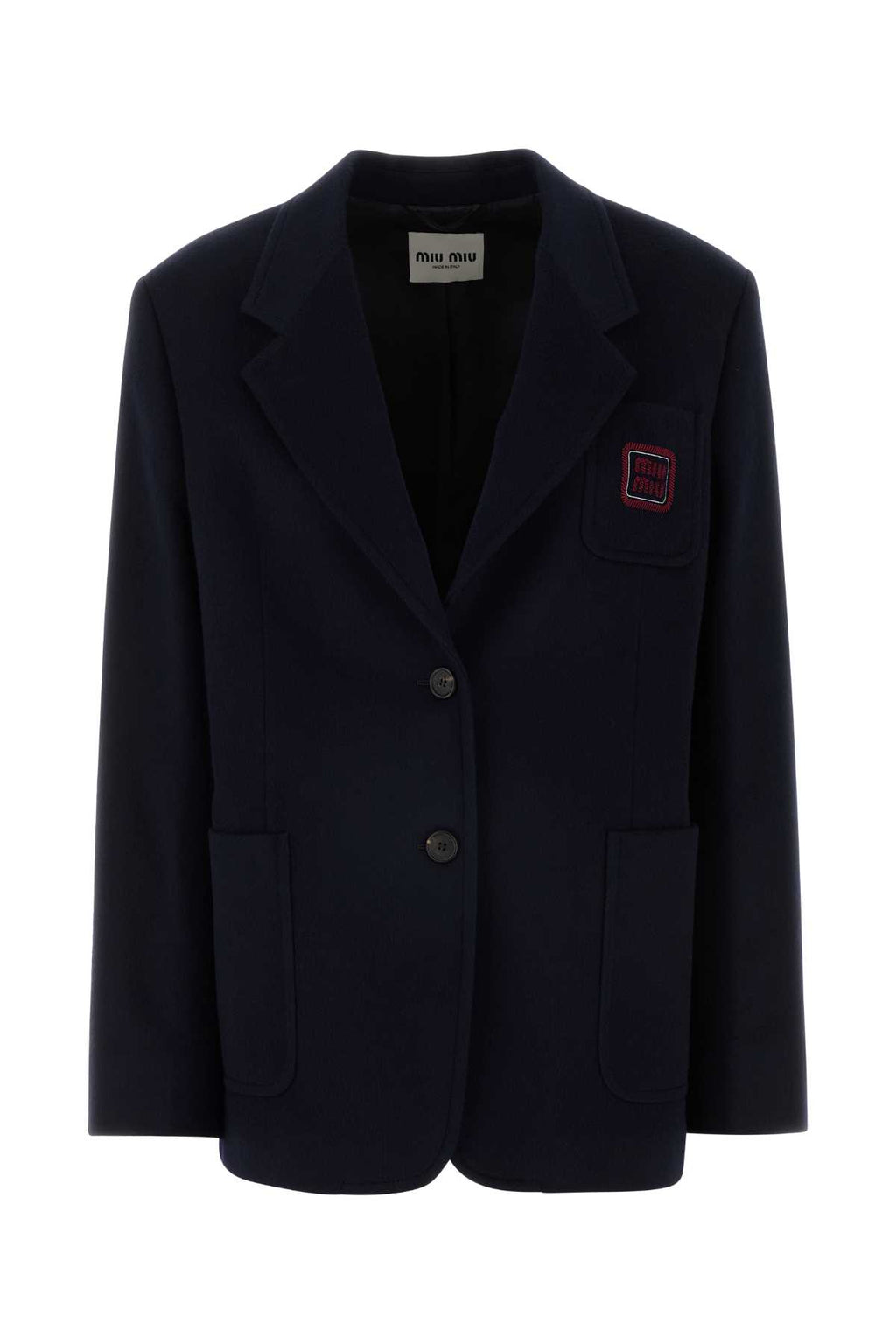 MIU MIU GIACCHE For Women Exterior: 90% Wool 10% Cashmere Lining: 100% Viscose