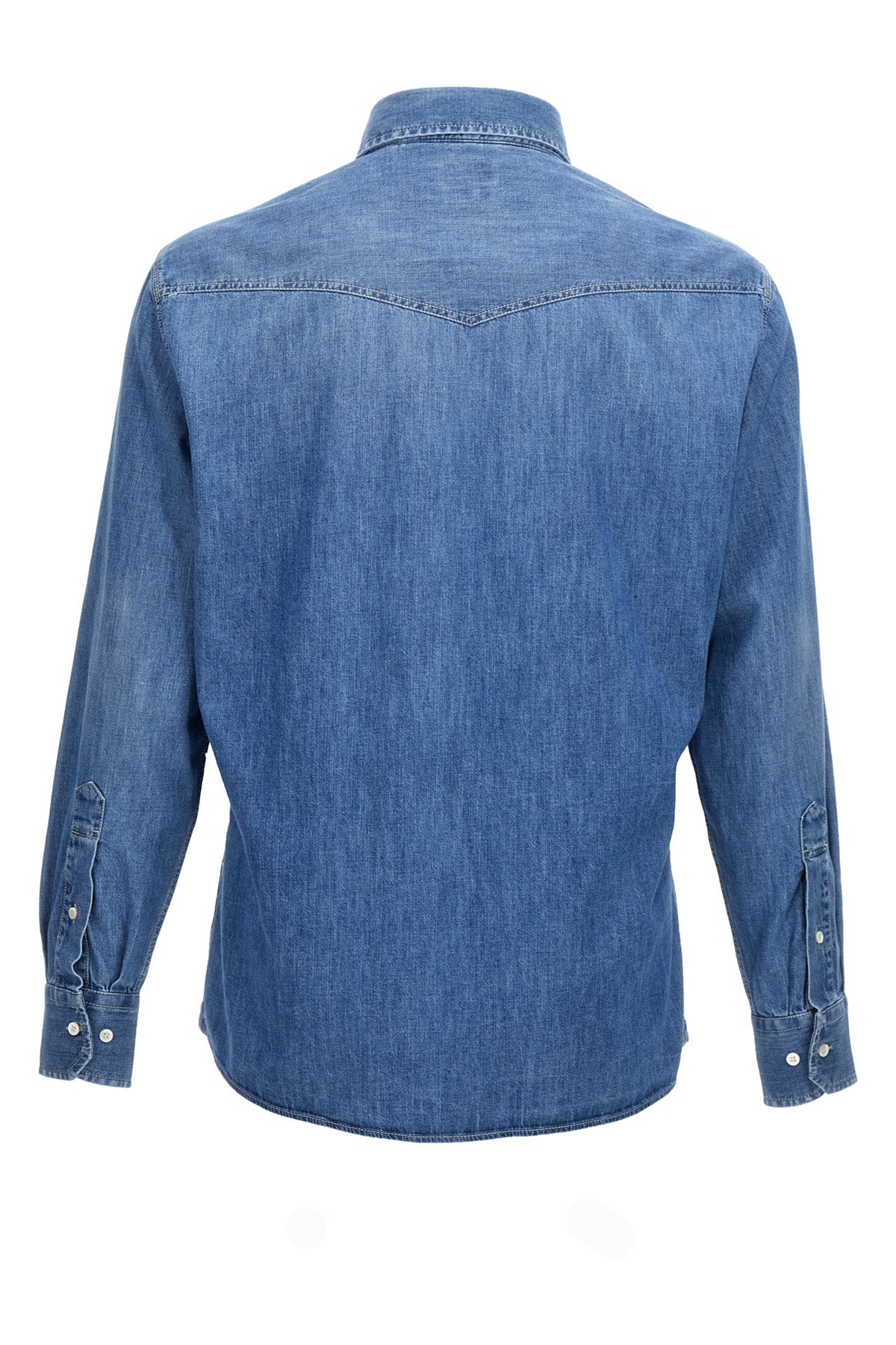BRUNELLO CUCINELLI Denim shirt For Men 100% cotton