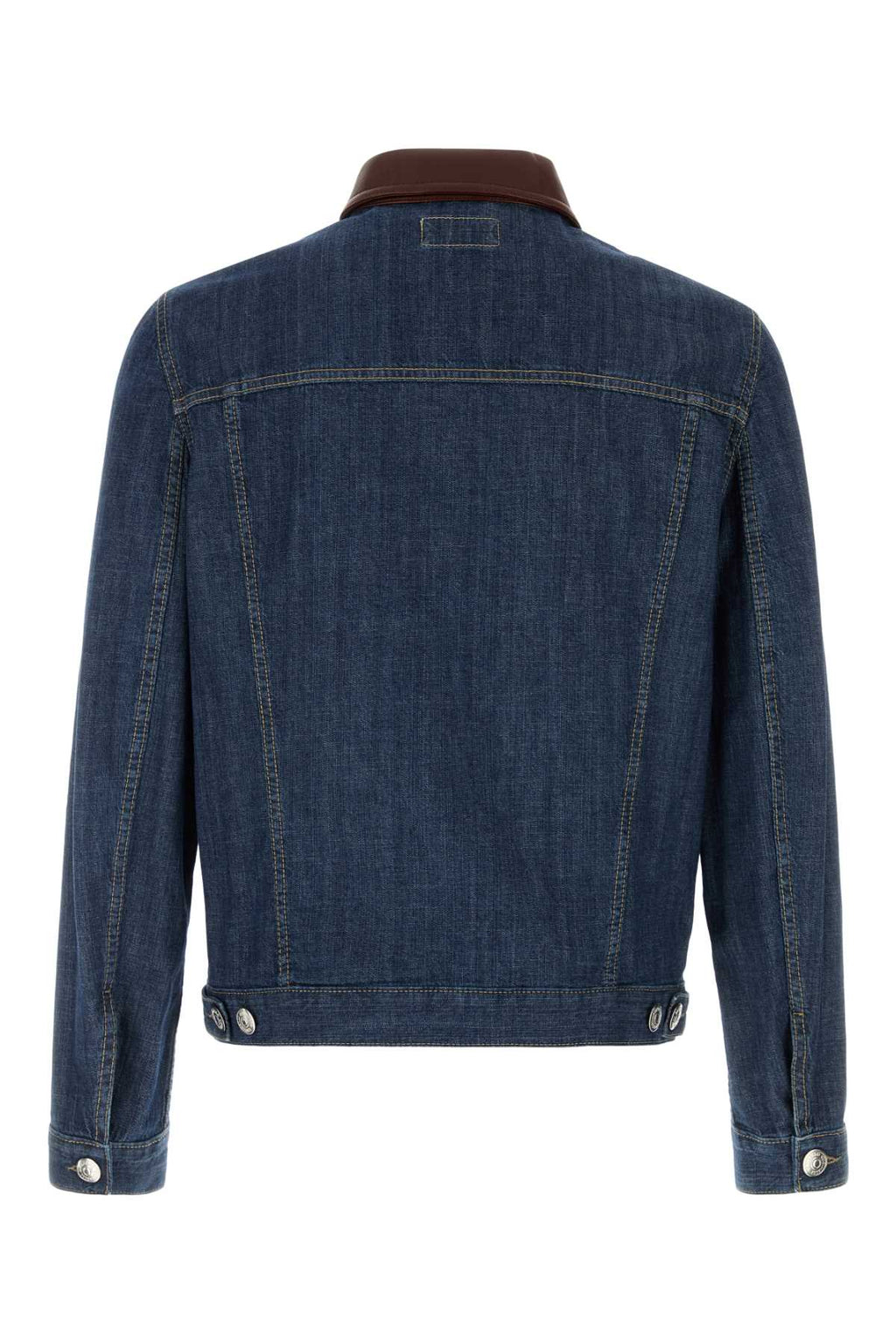 BRUNELLO CUCINELLI DENIM JACKET For Men Exterior: 100% Cotton