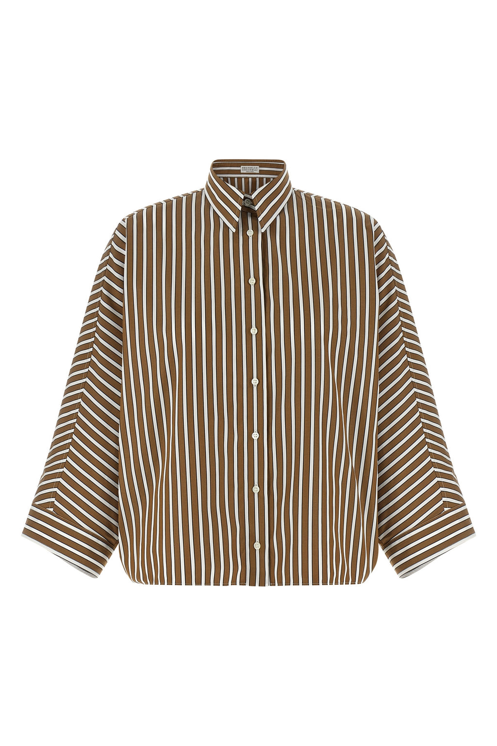 BRUNELLO CUCINELLI Monile striped shirt For Women 100% cotton