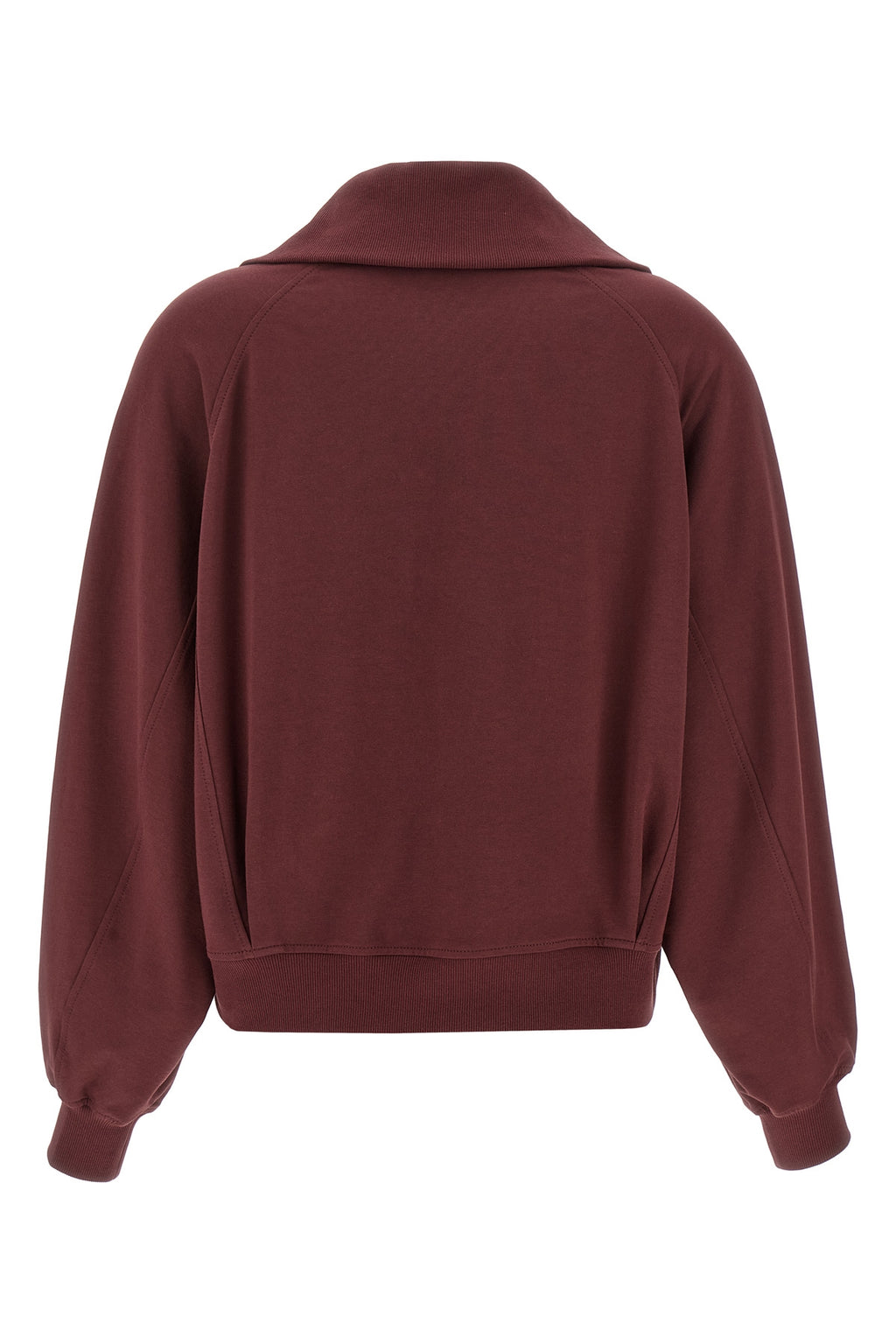 BRUNELLO CUCINELLI 'Shiny Flap Detail' sweatshirt For Women 98% cotton, 2% elastane