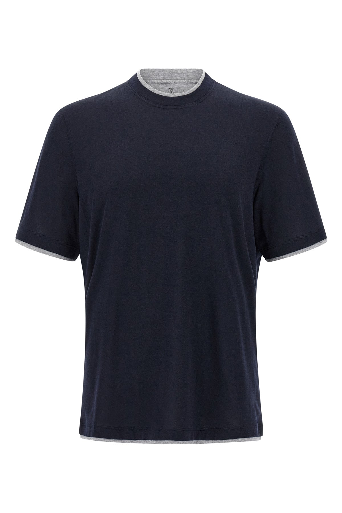 BRUNELLO CUCINELLI Double layer t-shirt