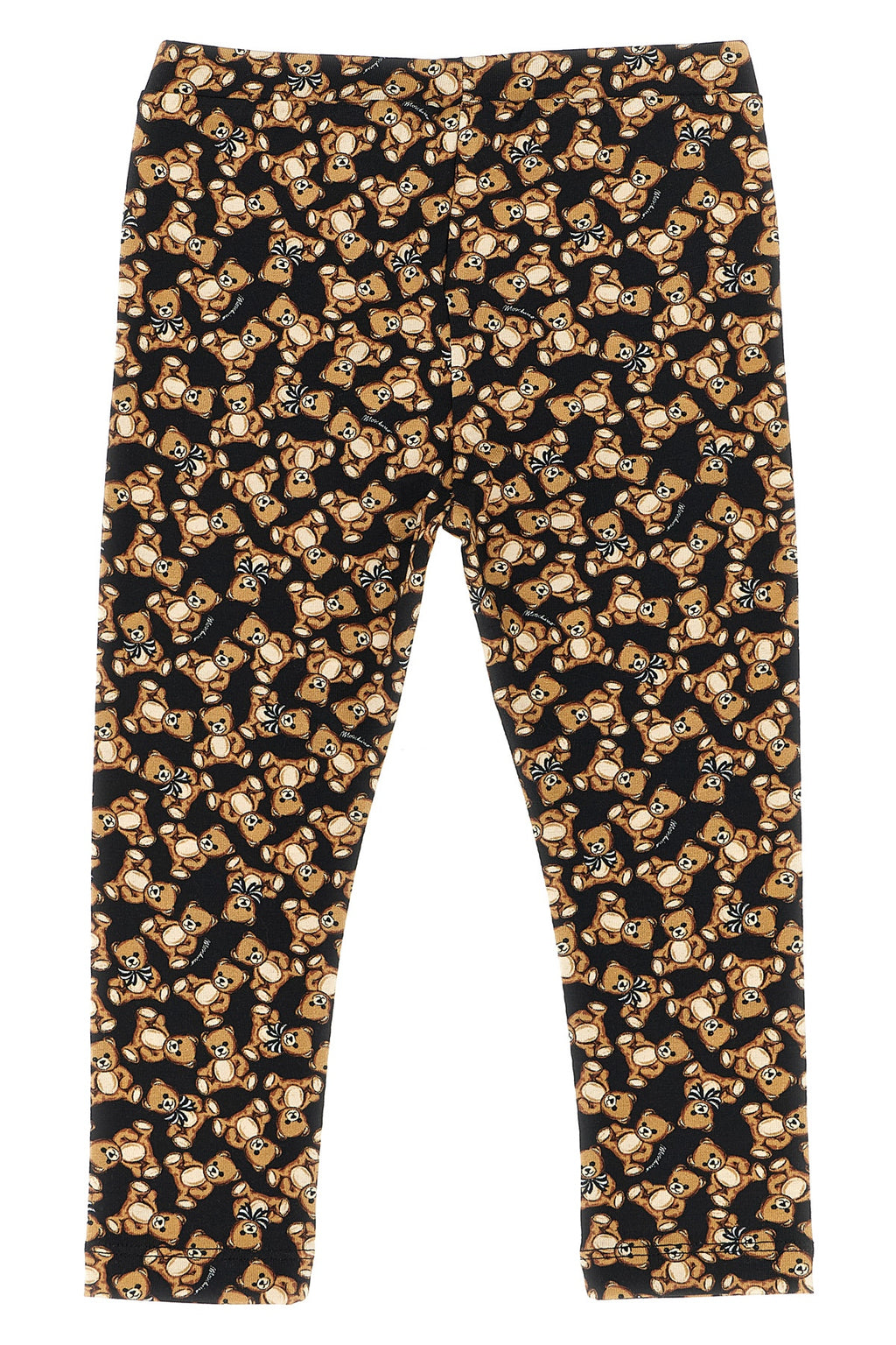 MOSCHINO BABY 'Moschino Teddy Bear' leggings For Baby girl 95% cotton, 5% elastane