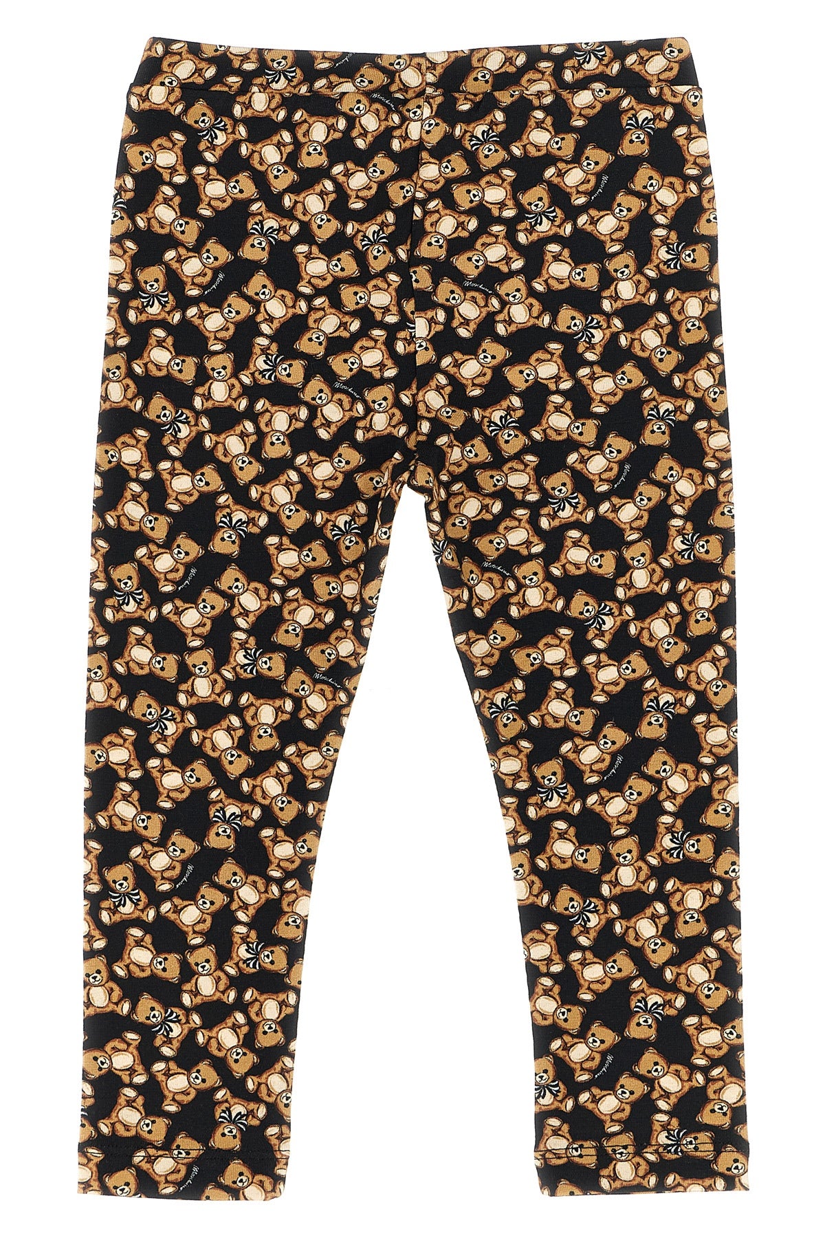 MOSCHINO BABY 'Moschino Teddy Bear' leggings For Baby girl 95% cotton, 5% elastane