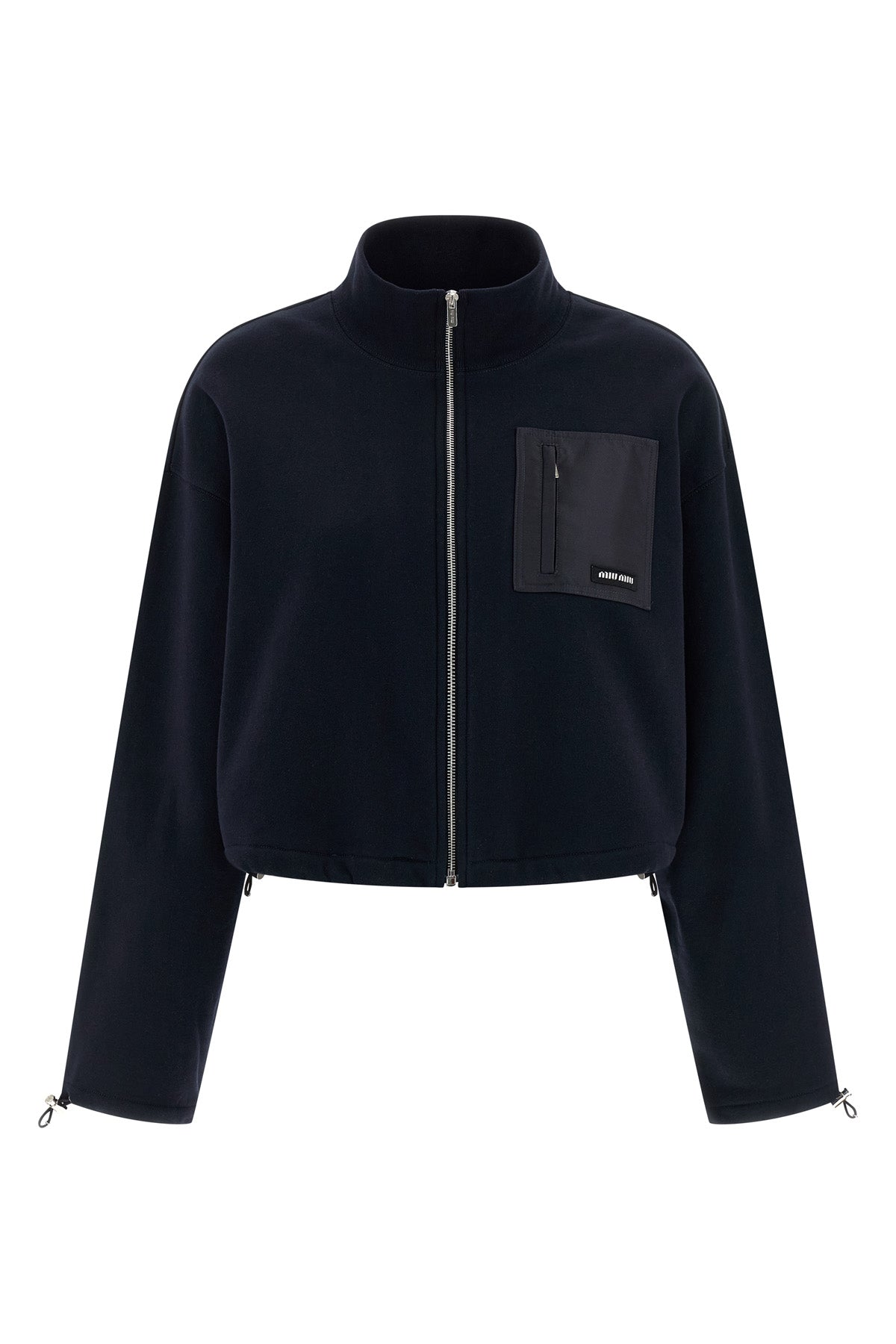 MIU MIU Nylon pocket sweatshirt For Women 100% cotton