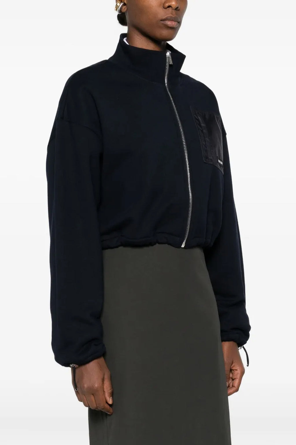 MIU MIU Nylon pocket sweatshirt For Women 100% cotton
