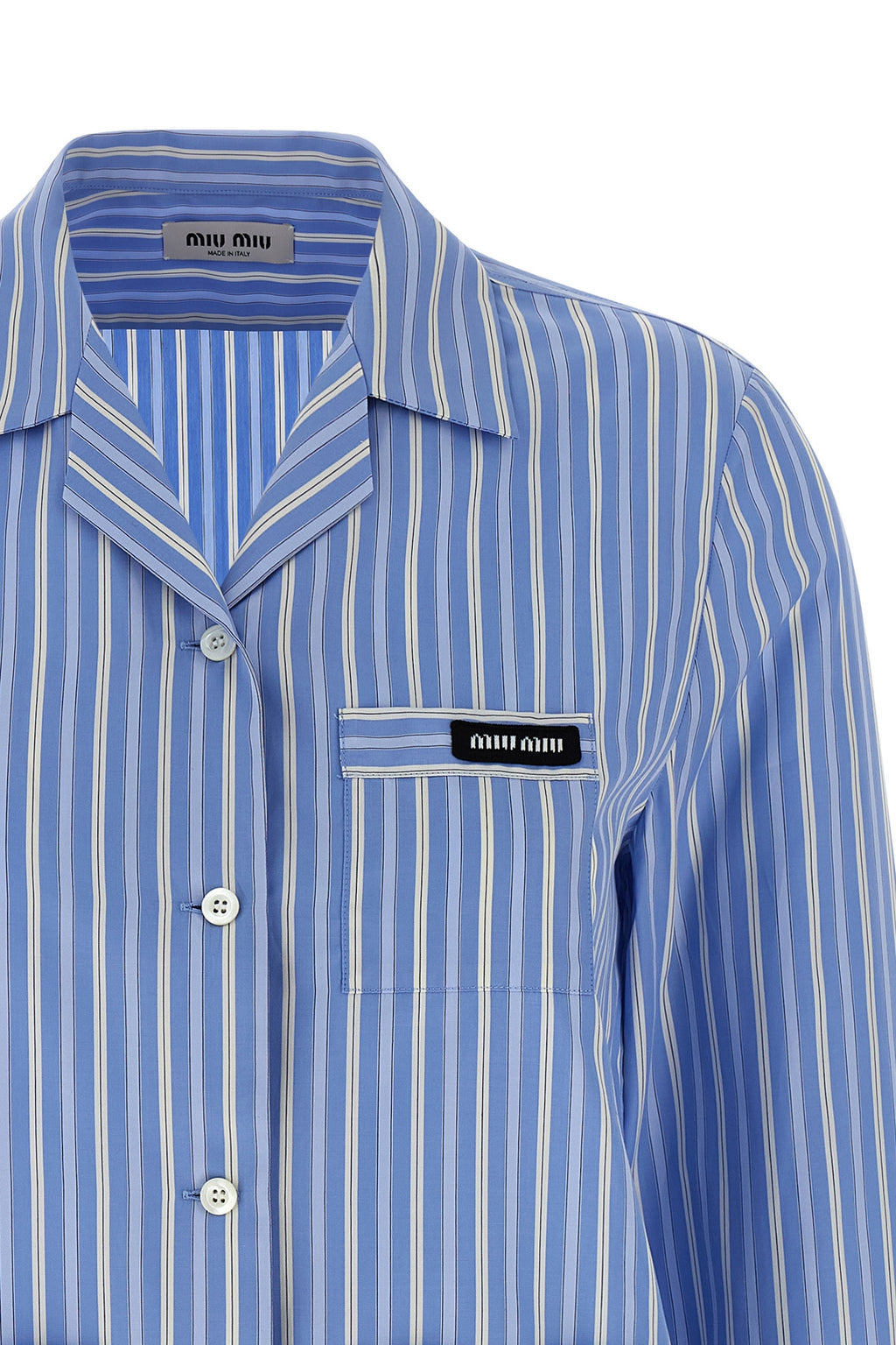 MIU MIU Striped shirt For Women 100% cotton