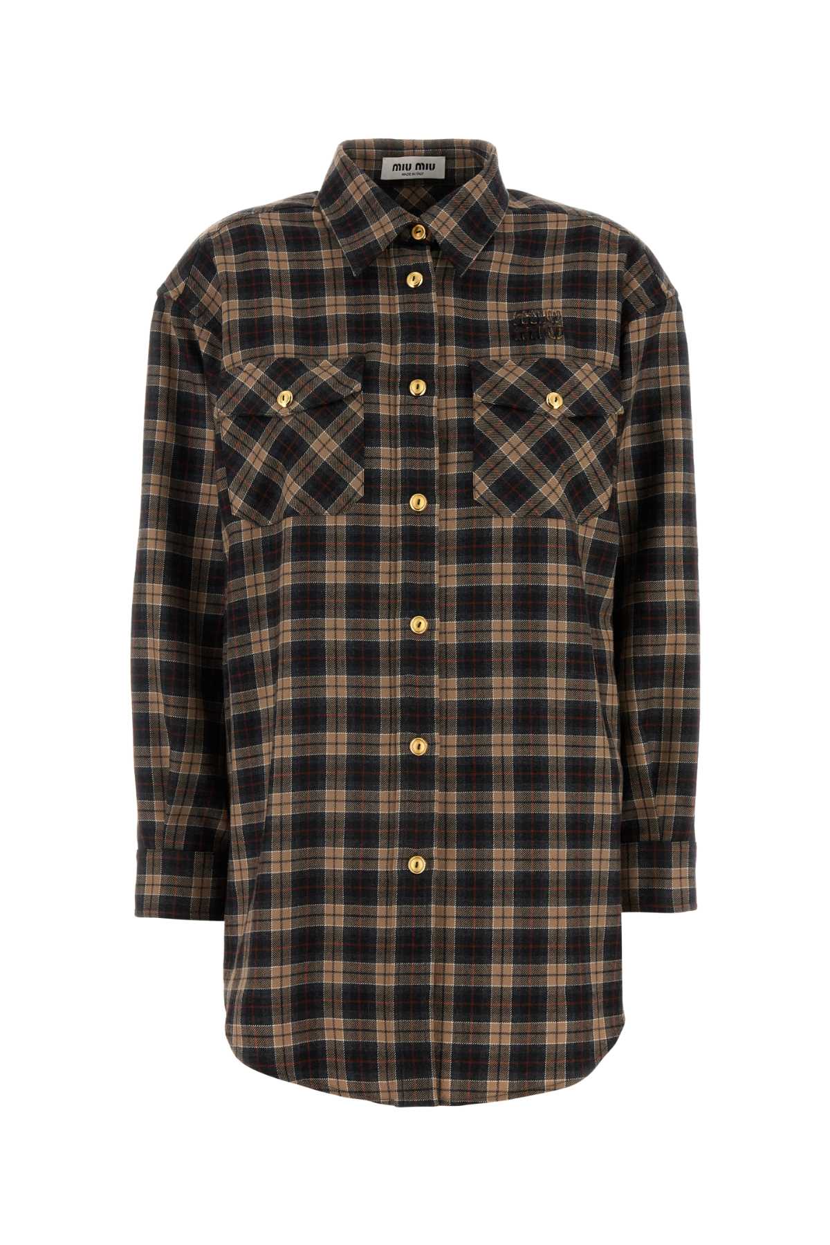 MIU MIU CAMICIE For Women Exterior: 100% Virgin wool