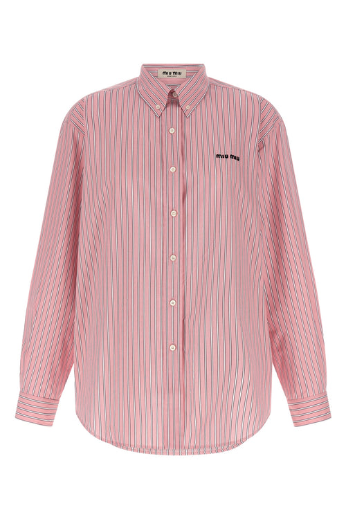 MIU MIU 'button down' striped shirt For Women 100% cotton