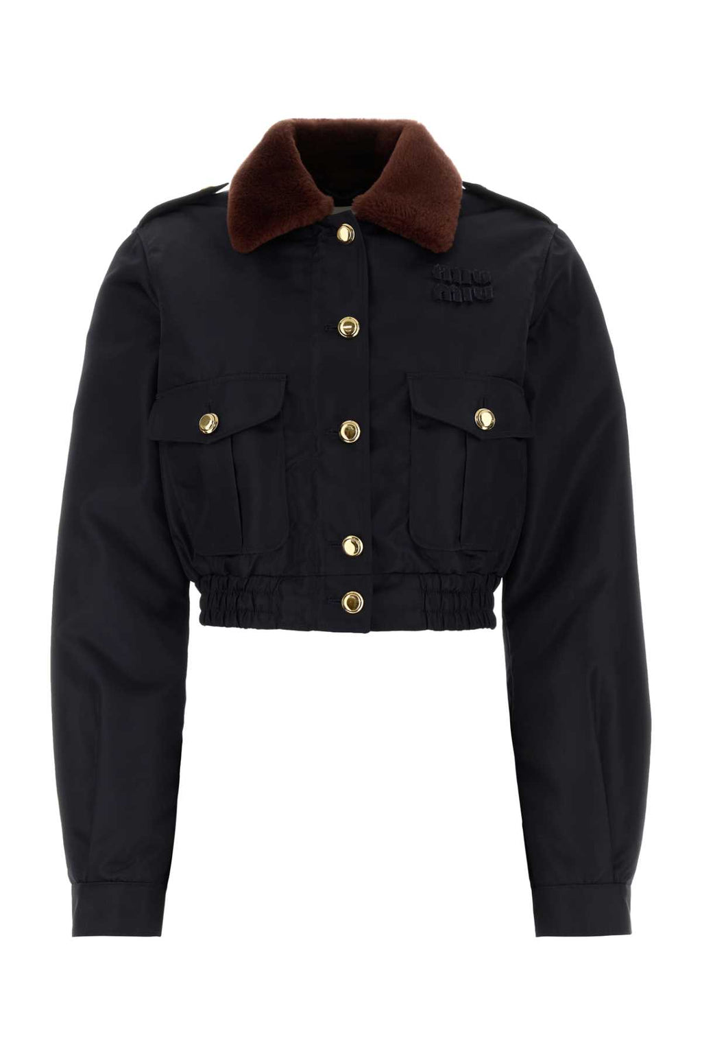 MIU MIU GIUBBOTTI For Women Exterior: 100% Recycled nylon Lining: 100% Viscose