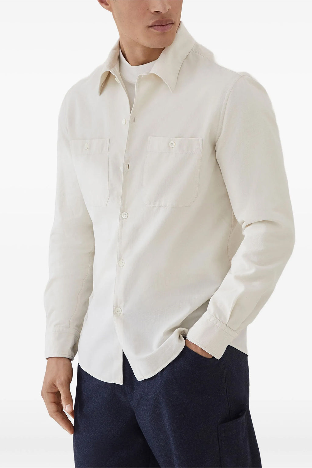 BRUNELLO CUCINELLI Corduroy shirt For Men 100% cotton